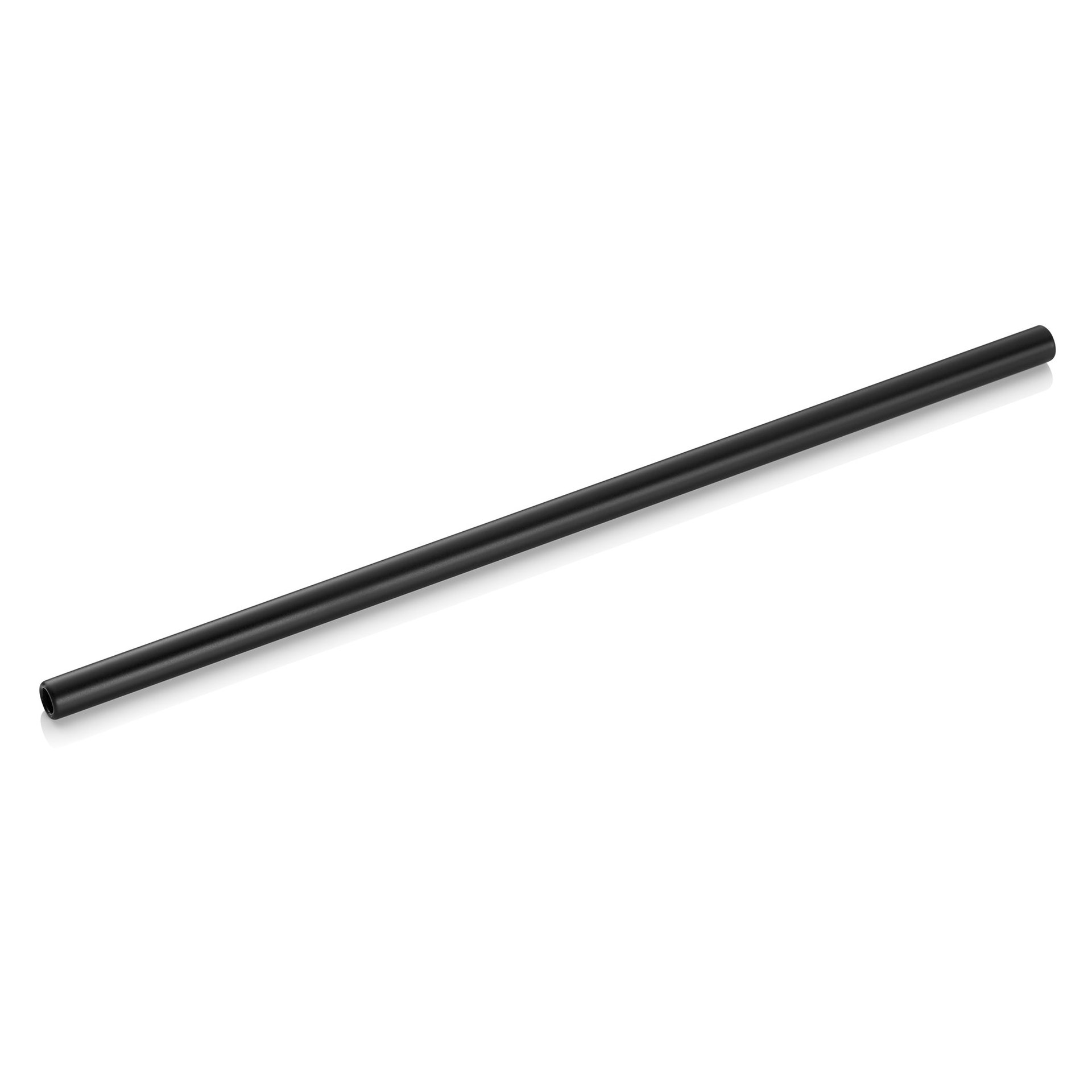 Glastrinkhalm mit Bürste Set NOCTURN, 23 cm, Ø 8 mm, schwarz, Set á 50 Stück