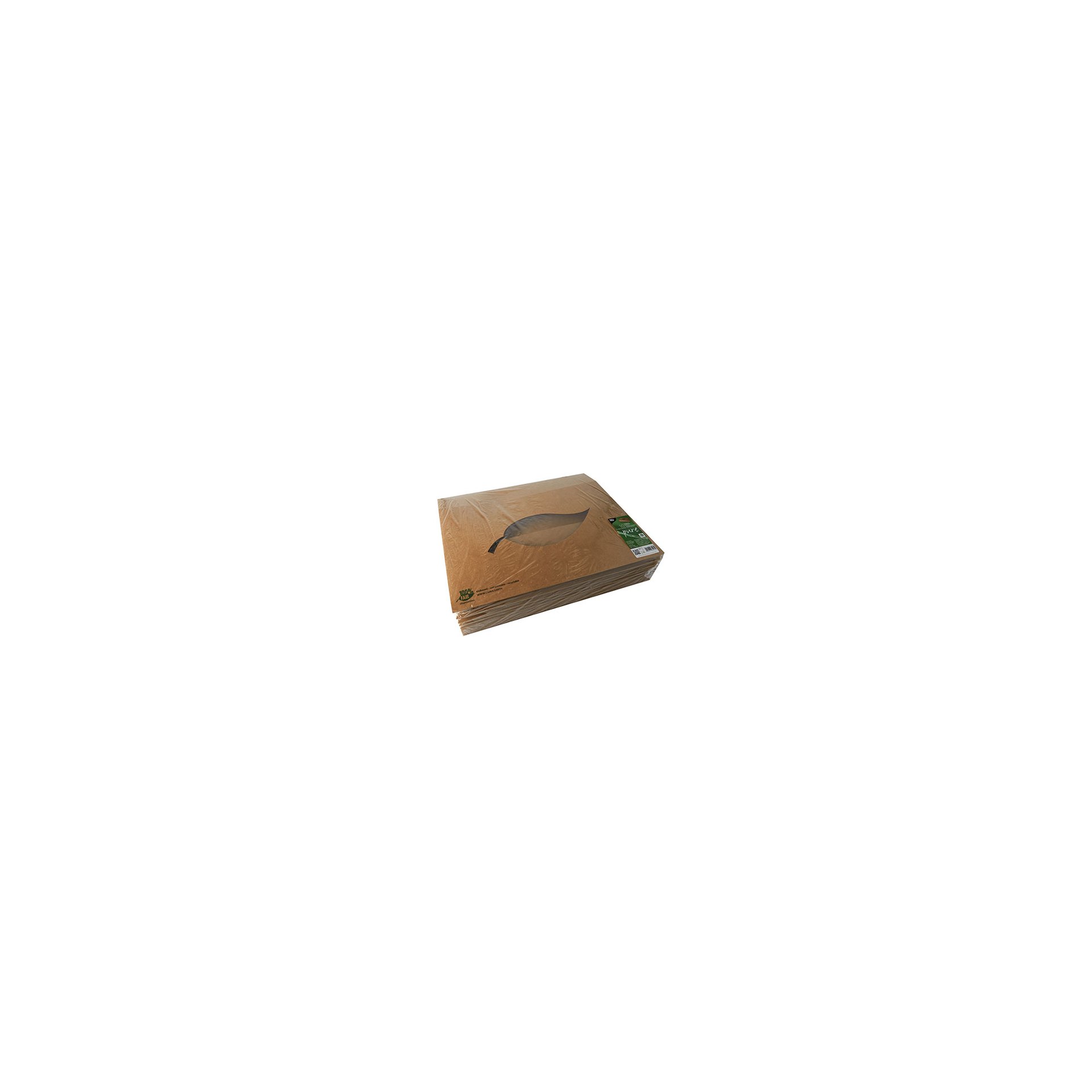 Transport- und Catering-Kartons, Pappe "pure" 8 cm x 46,4 cm x 31,3 cm braun "100% Fair"