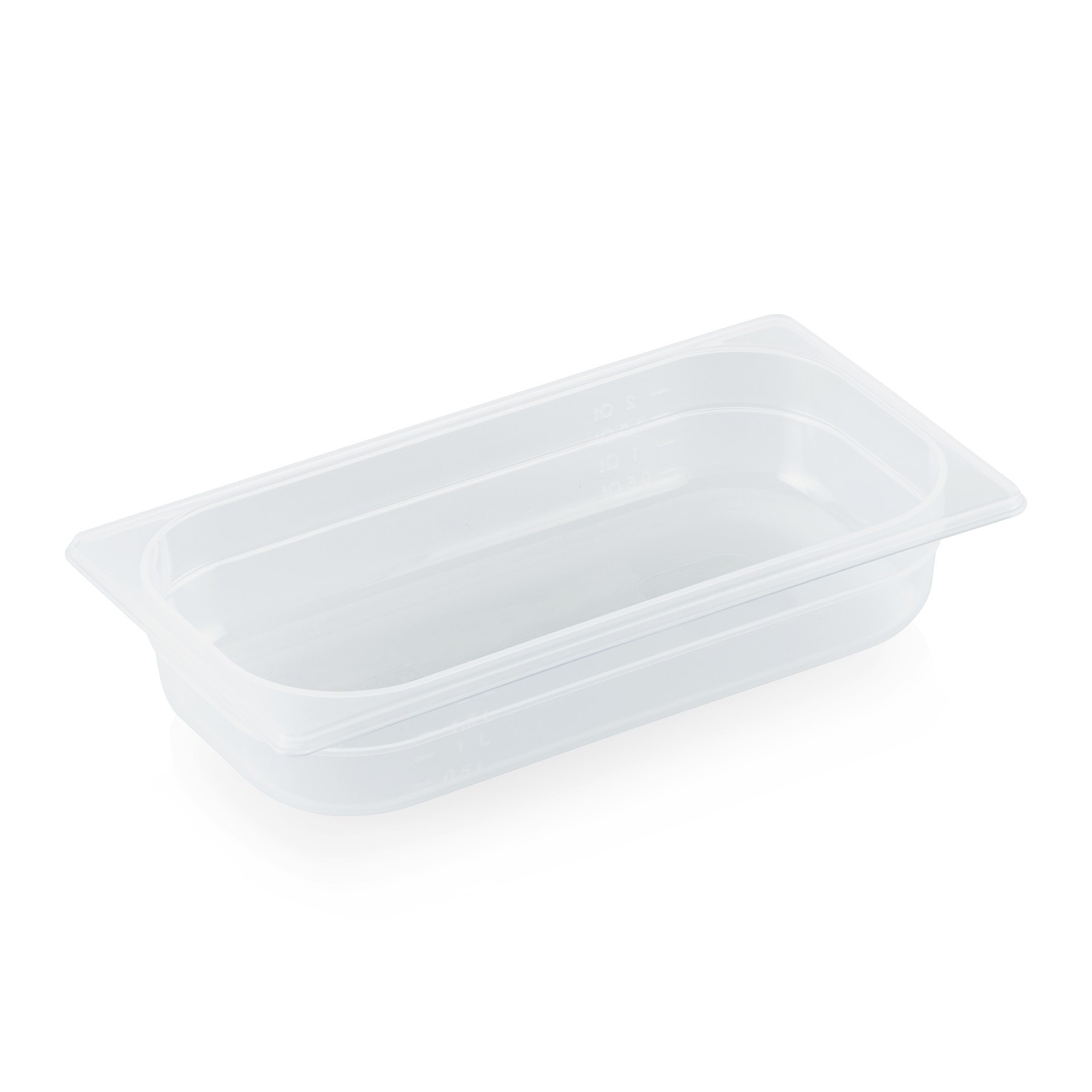 GN 1/3 Behälter 2,5 L, (H) 6,5 cm GN 1/3 Behälter 2,5 L, (H) 6,5 cm