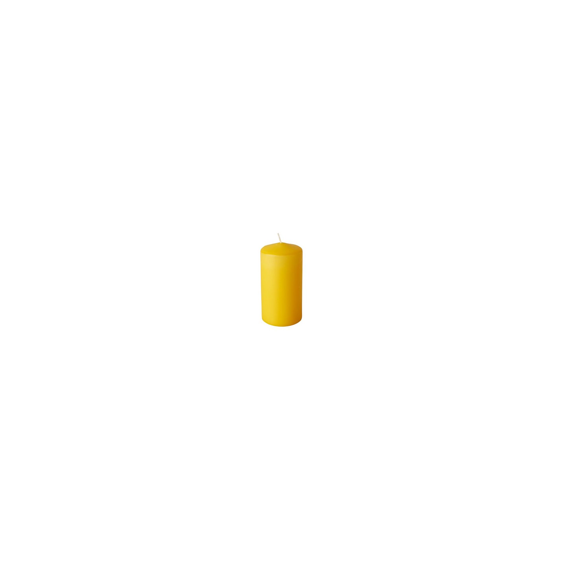 Stumpenkerzen Ø 60 mm · 115 mm goldgelb Stumpenkerzen Ø 60 mm · 115 mm goldgelb
