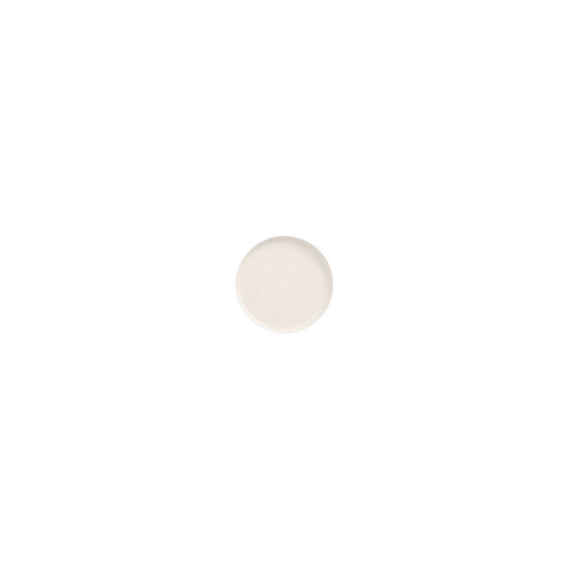 Teller Zuckerrohr "pure" rund Ø 12 cm · 1 cm weiss "Cella" Teller Zuckerrohr "pure" rund Ø 12 cm · 1 cm weiss "Cella"