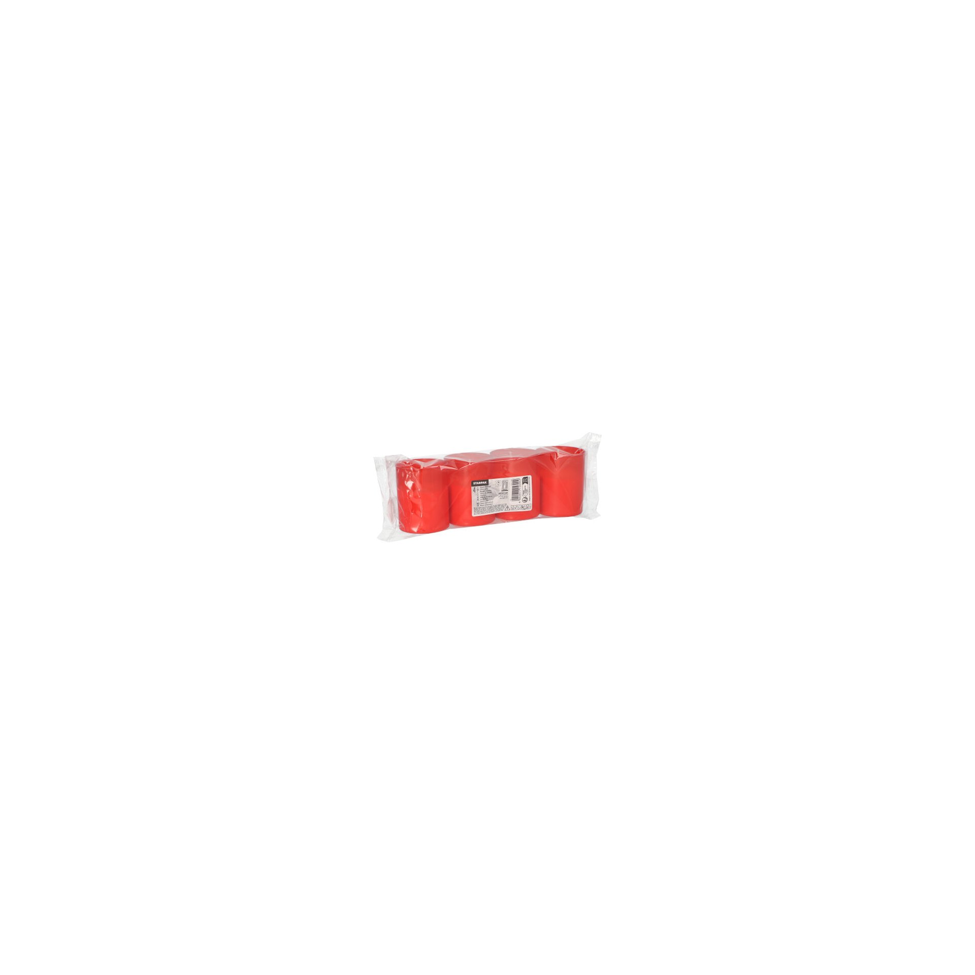 Grablichte "Stundenbrenner" Ø 5 cm · 6,5 cm rote Hülle