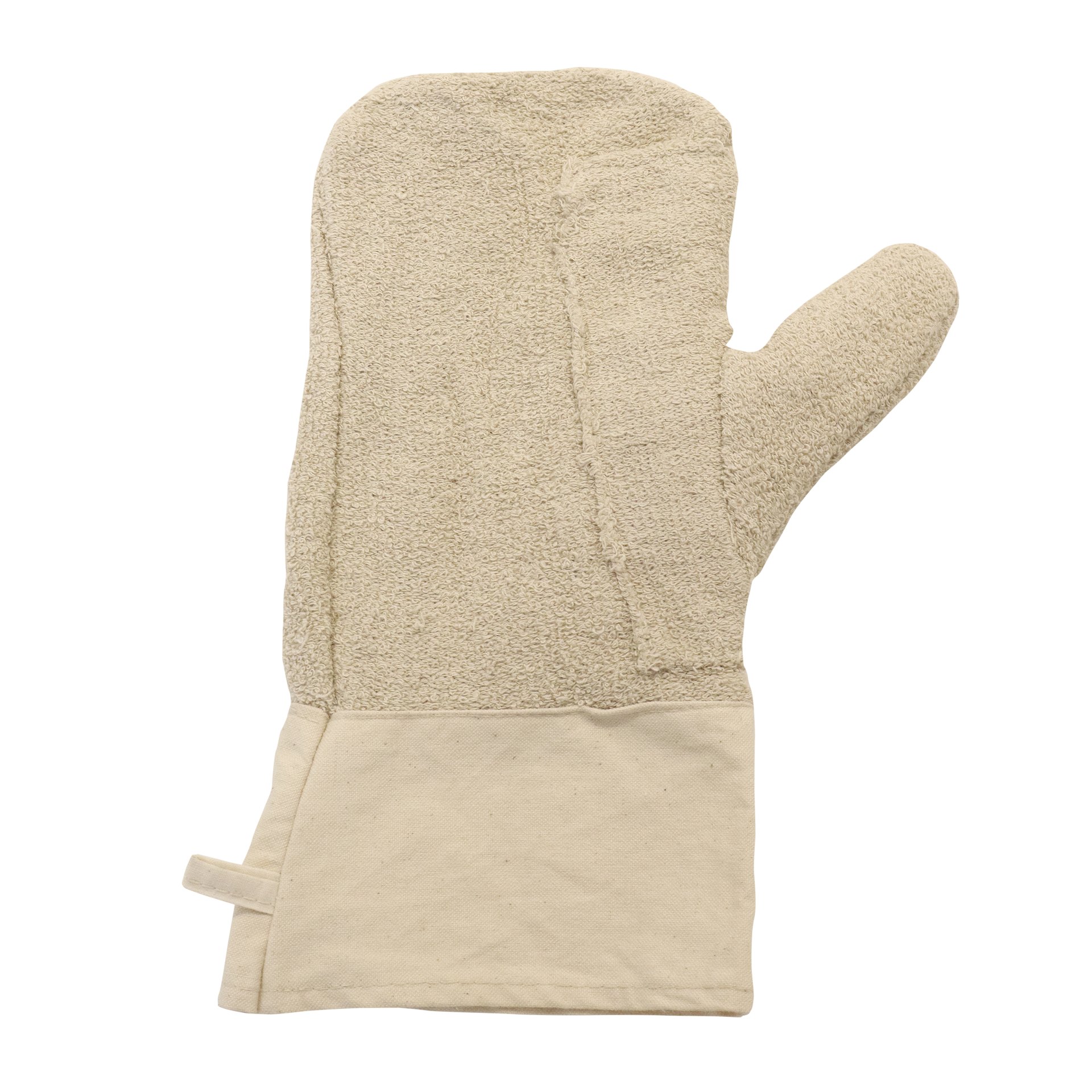 Backhandschuhe aus Henkelplüsch, kurze Stulpe