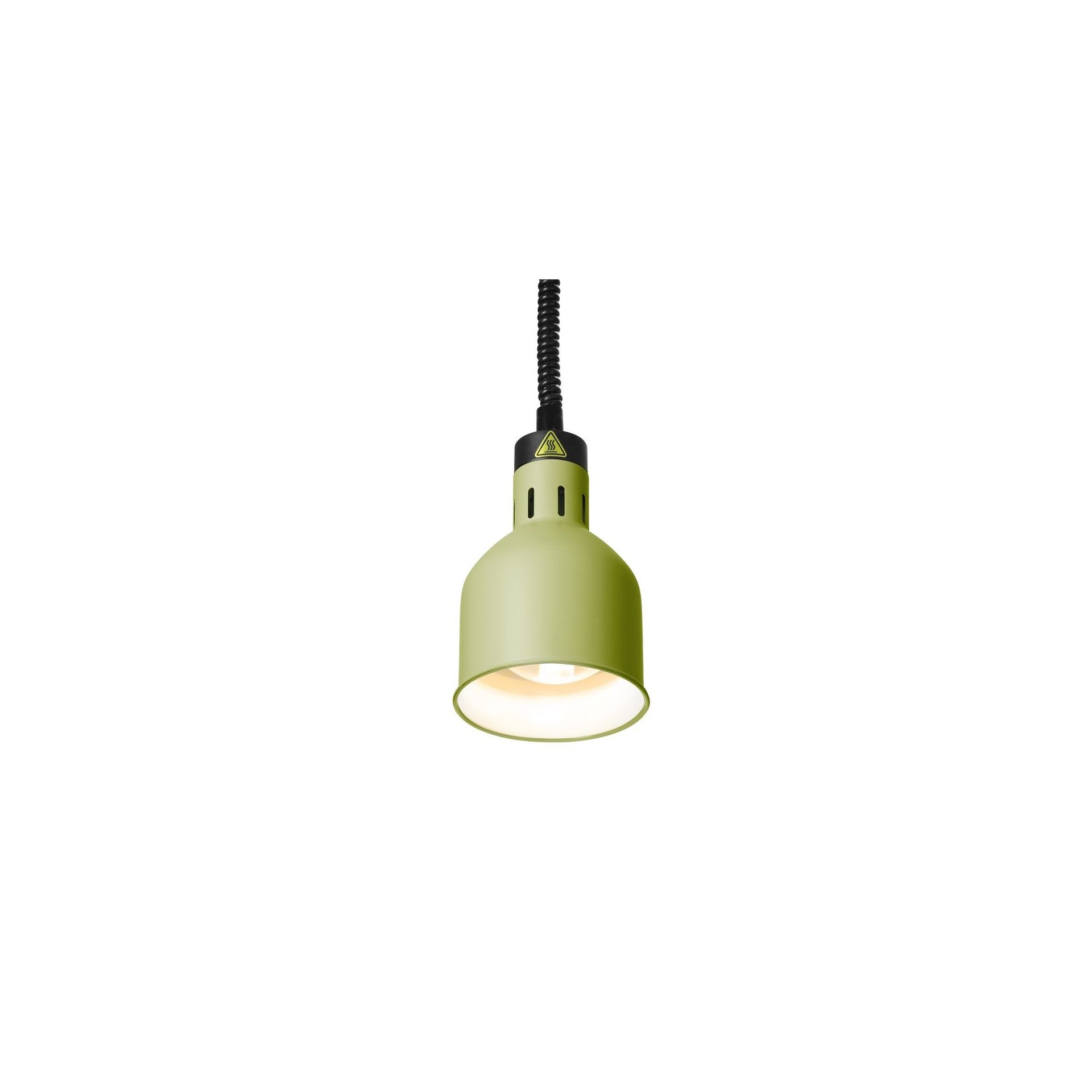 Höhenverstellbare Wärmelampe, zylinderförmig, Grün, 230V/250W, ⌀175x(H)250mm Höhenverstellbare Wärmelampe, zylinderförmig, Grün, 230V/250W, ⌀175x(H)250mm