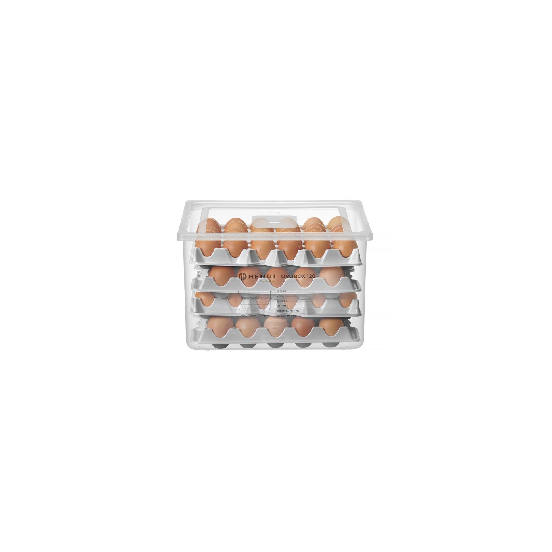 Eierbehälter HENDI OVOBOX 120, GN 2/3, 18L, 355x325x(H)200mm Eierbehälter HENDI OVOBOX 120, GN 2/3, 18L, 355x325x(H)200mm