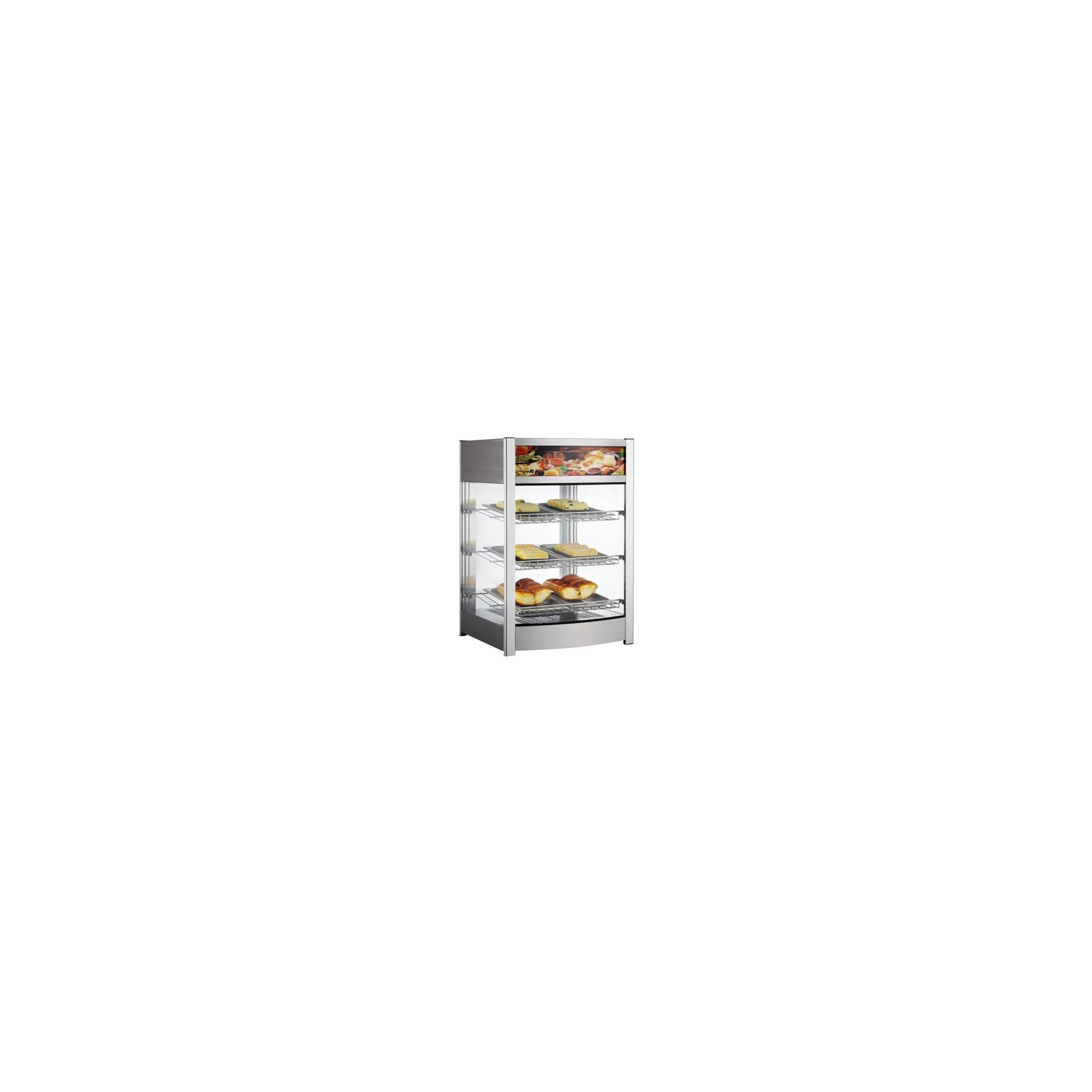 Warmhaltevitrine, 97 Liter, 230V/800W, 460x467x(H)785mm Warmhaltevitrine, 97 Liter, 230V/800W, 460x467x(H)785mm