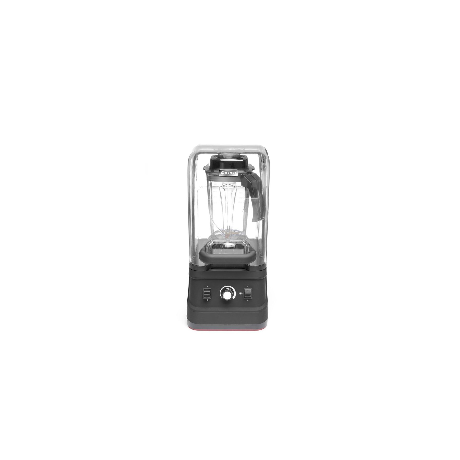 Mixer mit Schallschutzhaube, 2,5L, Schwarz, 220-240V/1680W, 250x300x(H)540mm