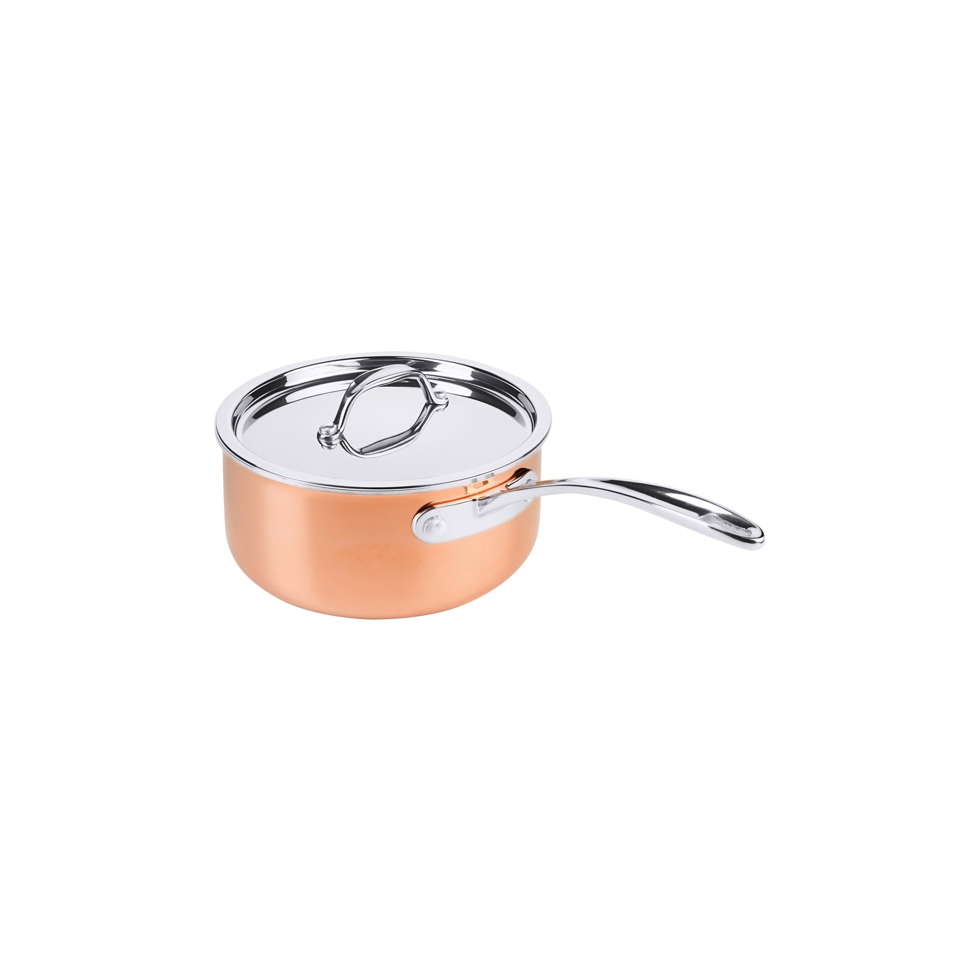 Kupfer-Stielkasserolle 18 cm