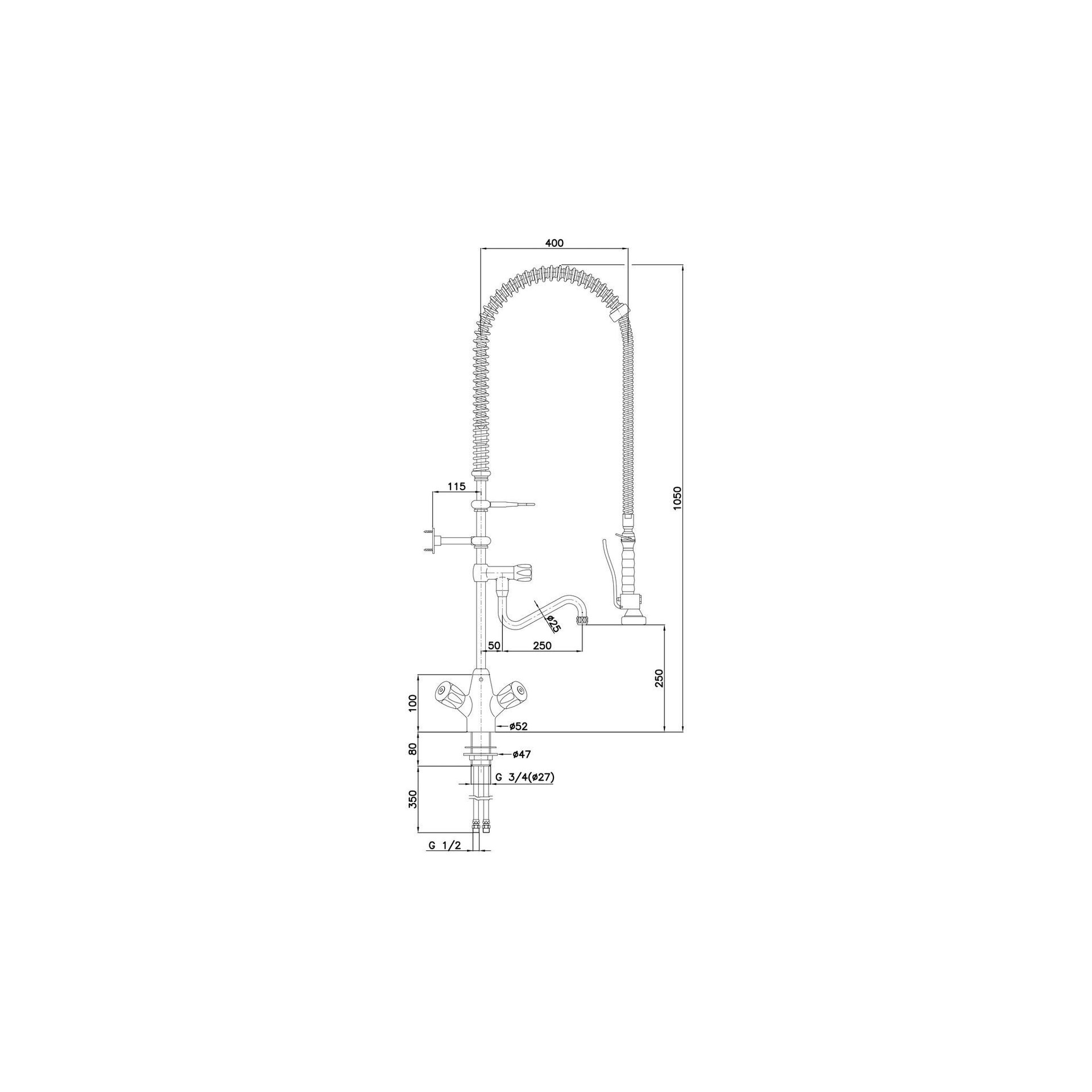 Zweigriffmischer 26L-1801B