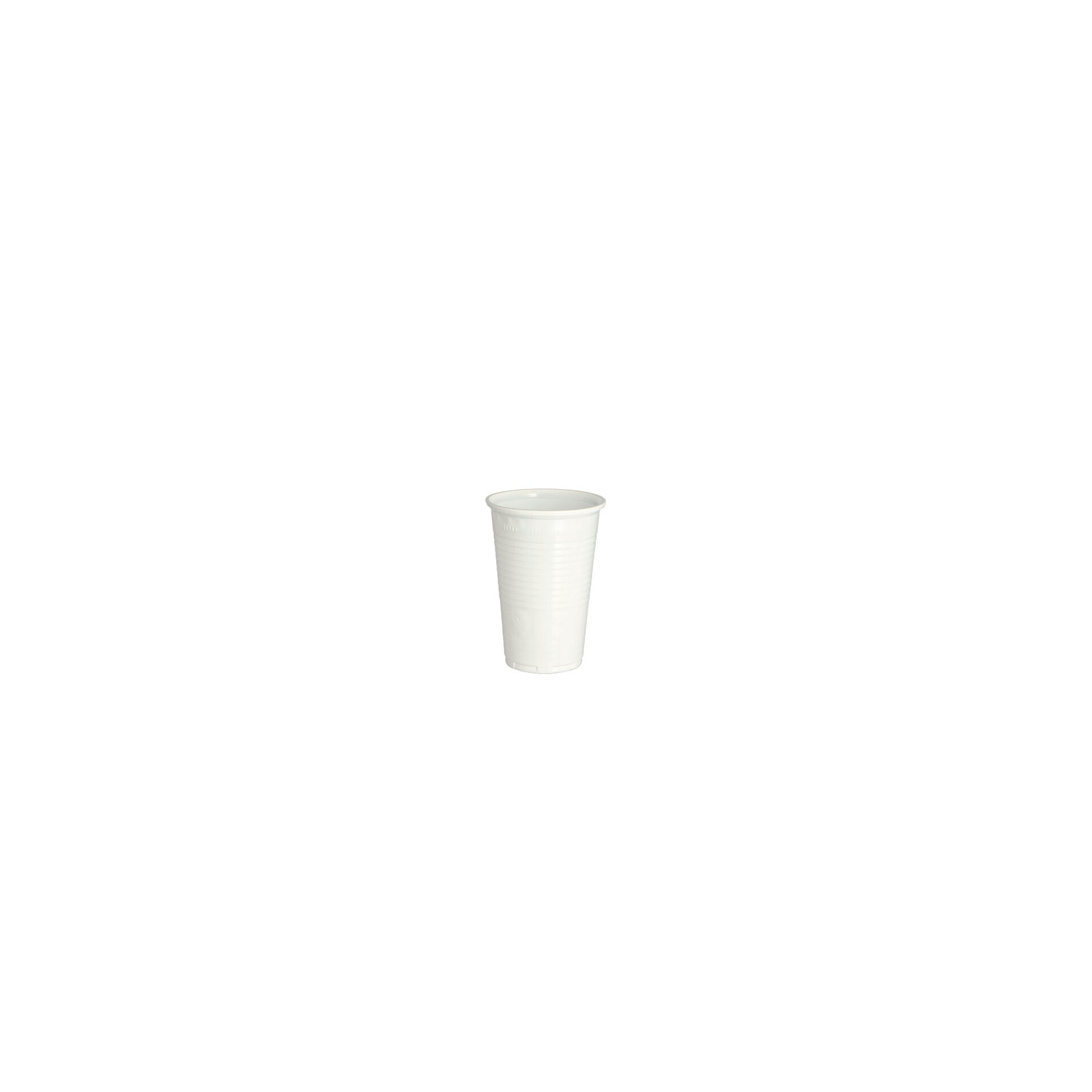 Trinkbecher, PP 0,2 l Ø 7,03 cm · 9,9 cm weiss
