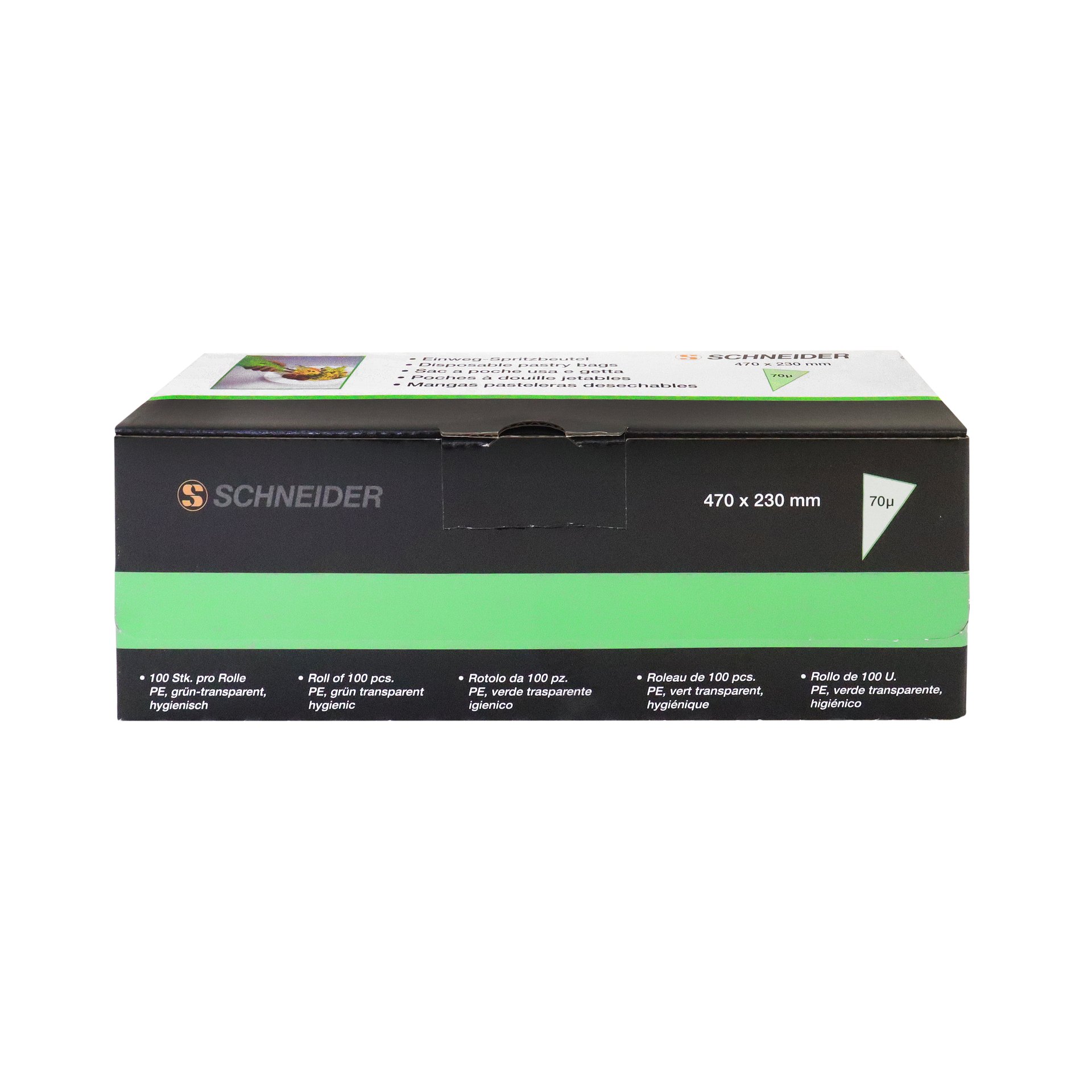 Einweg-Spritzbeutel, ECO, grollt, gechlossene Spitze 470 mm