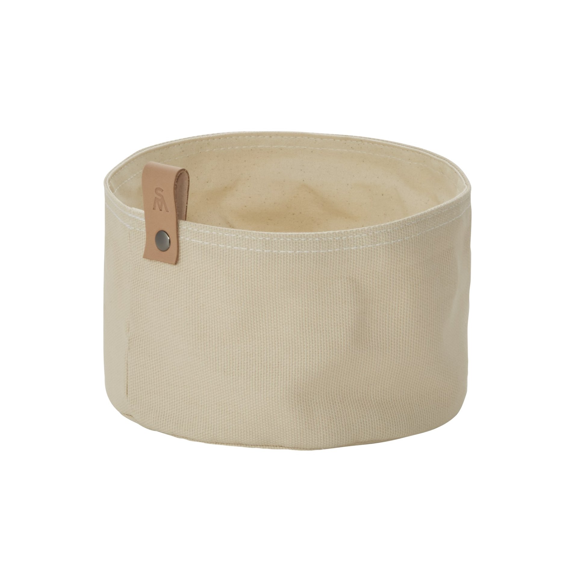 Brottasche FLIP COTTON, Ø 20 cm, Höhe 12 cm, cream, Canvas Brottasche FLIP COTTON, Ø 20 cm, Höhe 12 cm, cream, Canvas