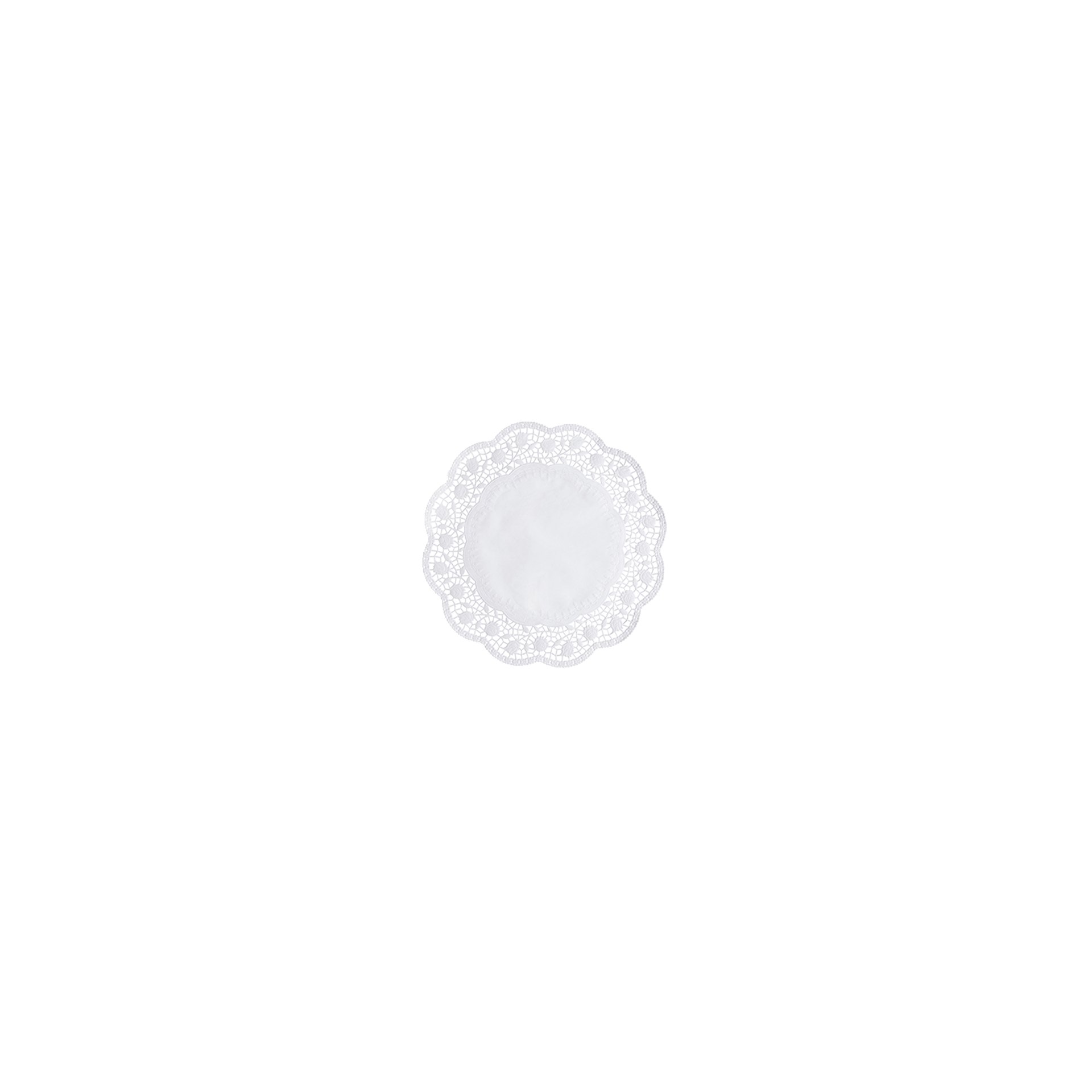 Tortenspitzen rund Ø 33 cm weiss