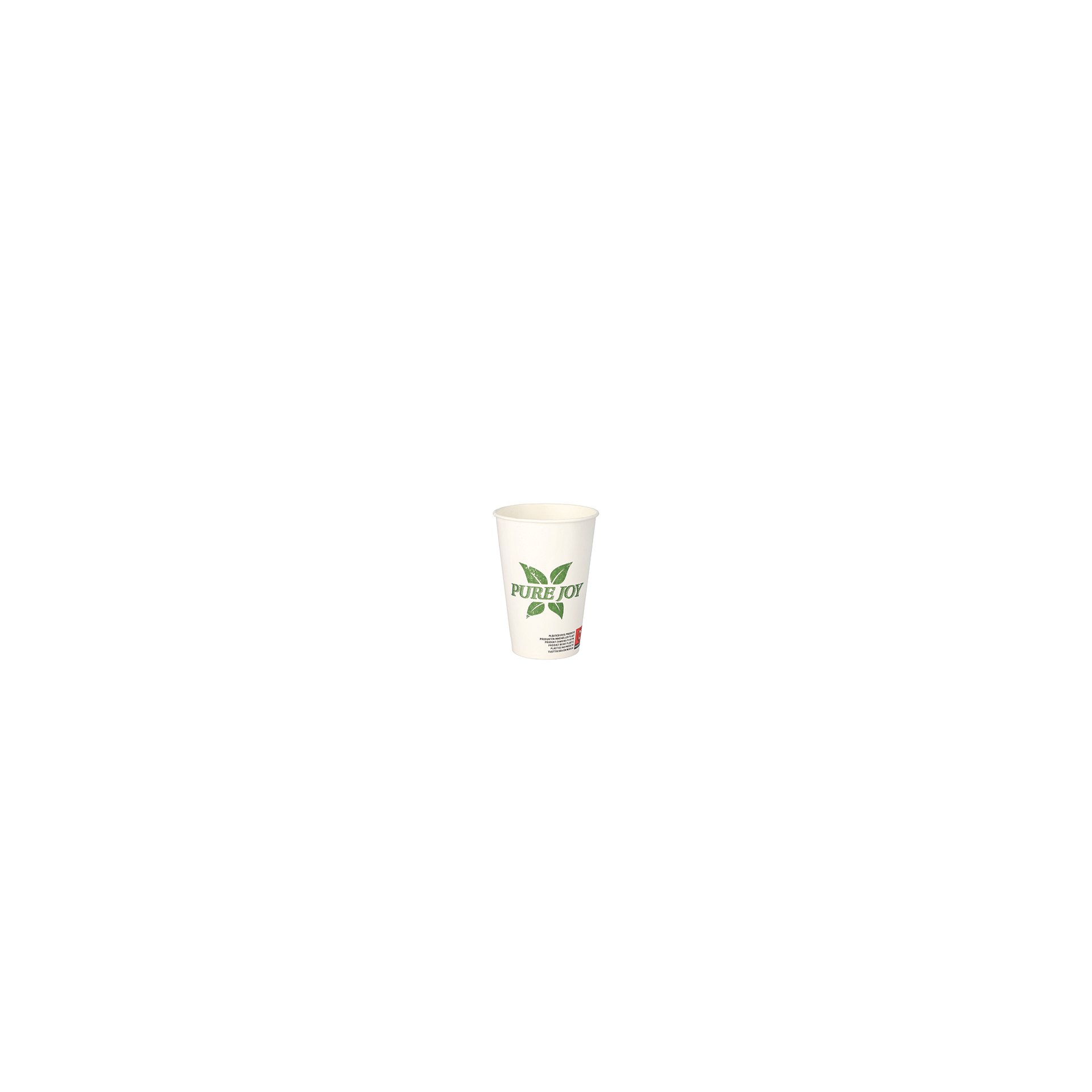 papstar-88514-trinkbecher-pappe-0-2l-7-3cm-9-9cm-weiss-pure-joy-1 Trinkbecher, Pappe 0,2 l Ø 7,3 cm · 9,9 cm weiss "Pure Joy"