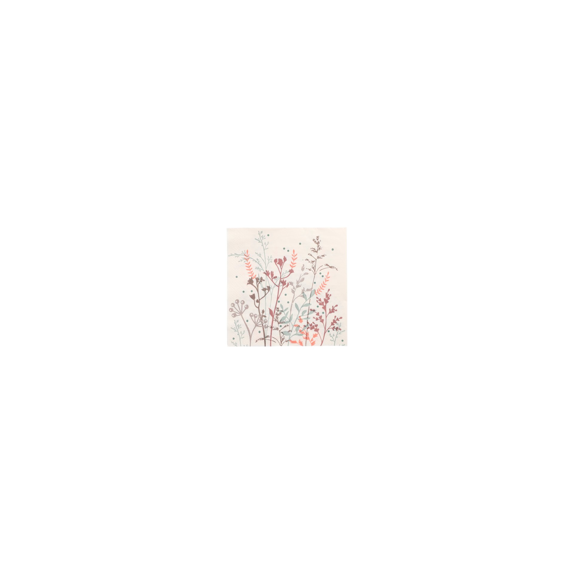 Servietten, 3-lagig 1/4-Falz 33 cm x 33 cm "Wild Grasses" Servietten, 3-lagig 1/4-Falz 33 cm x 33 cm "Wild Grasses"