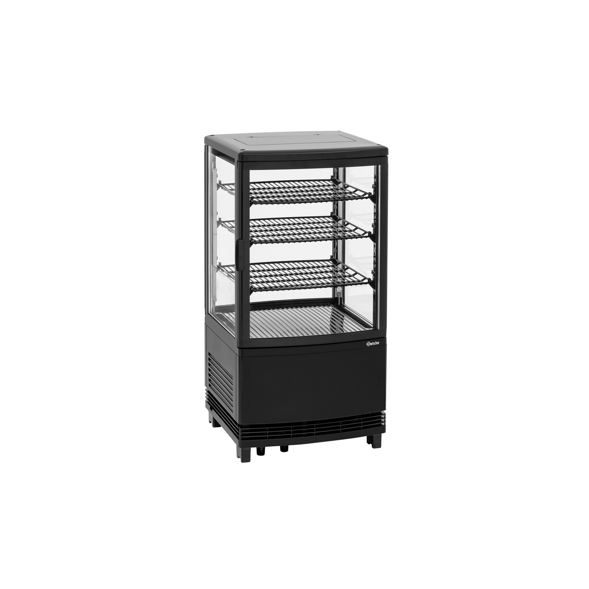Mini-Kühlvitrine 64L2T schwarz