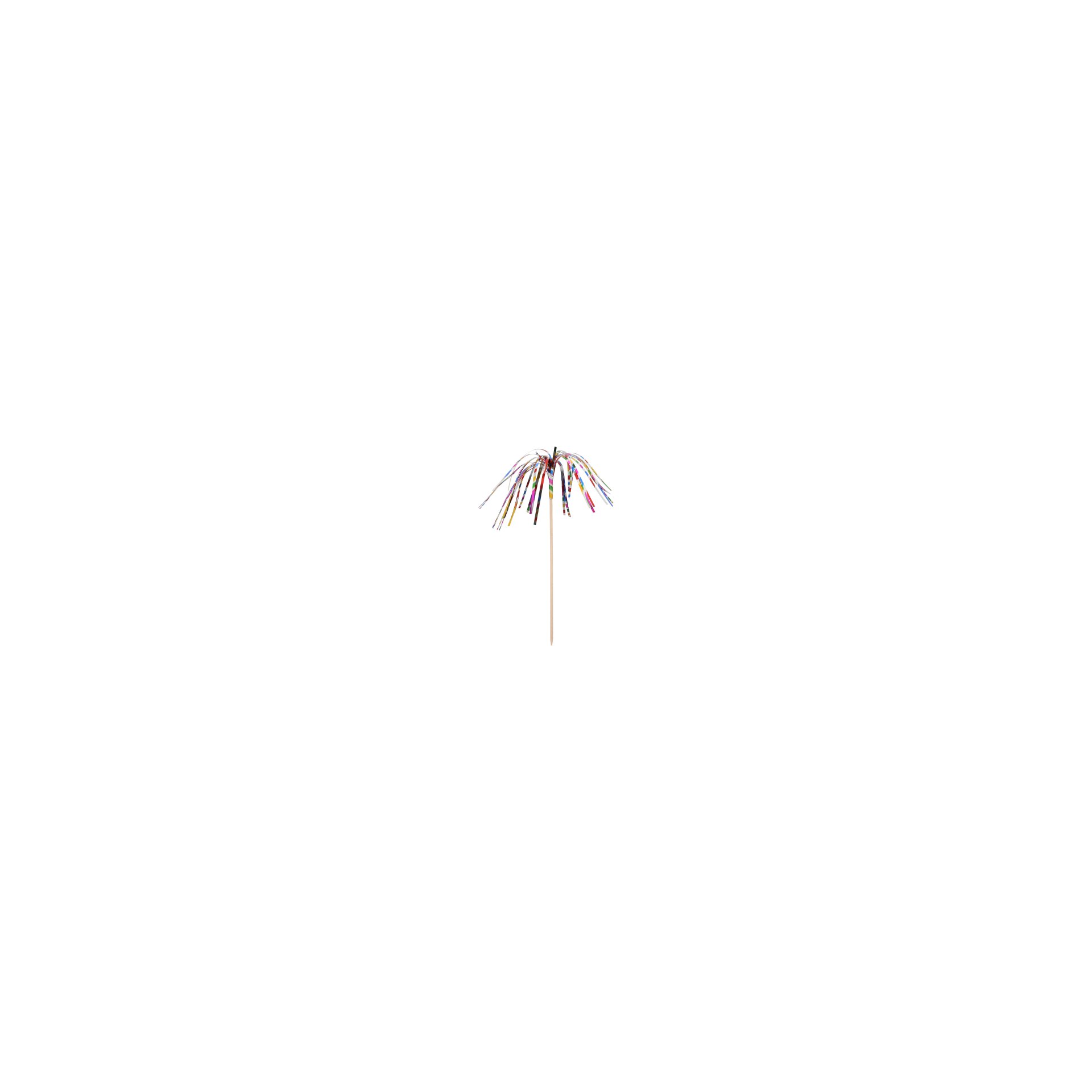 Deko-Picker 15,5 cm "Feuerwerk" multicolor Deko-Picker 15,5 cm "Feuerwerk" multicolor