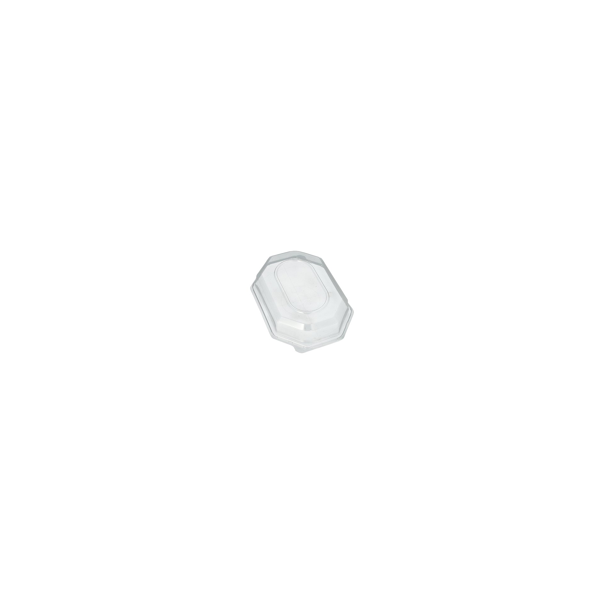 Deckel für Servierplatten, PET 6 cm x 22 cm x 31 cm transparent