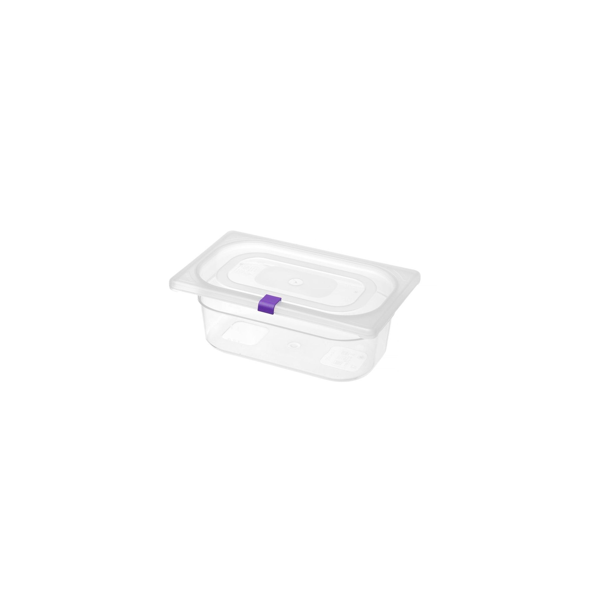 Farbcodierungsclips für HACCP-Aufbewahrungsbehälter, Violett, 12 Stk Farbcodierungsclips für HACCP-Aufbewahrungsbehälter, Violett, 12 Stk