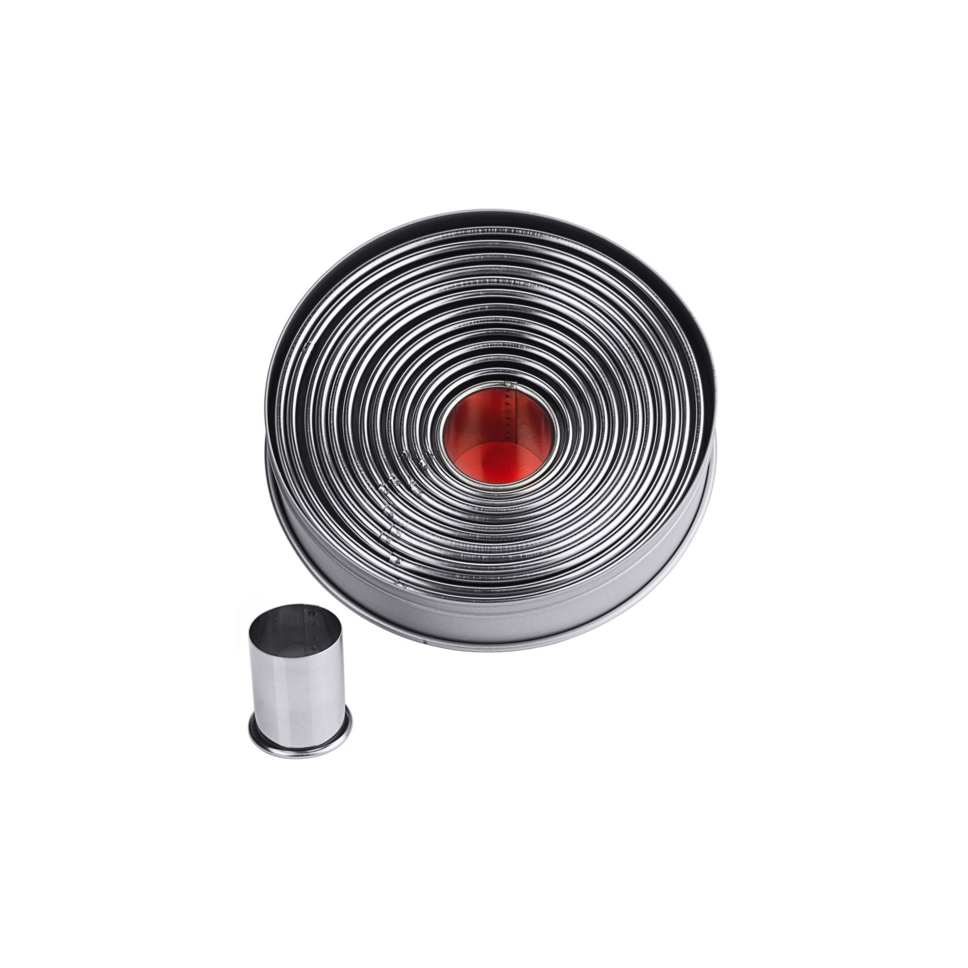 Ausstechformen, rund, glatt 2,5 cm - 10,5 cm Ausstechformen, rund, glatt 2,5 cm - 10,5 cm