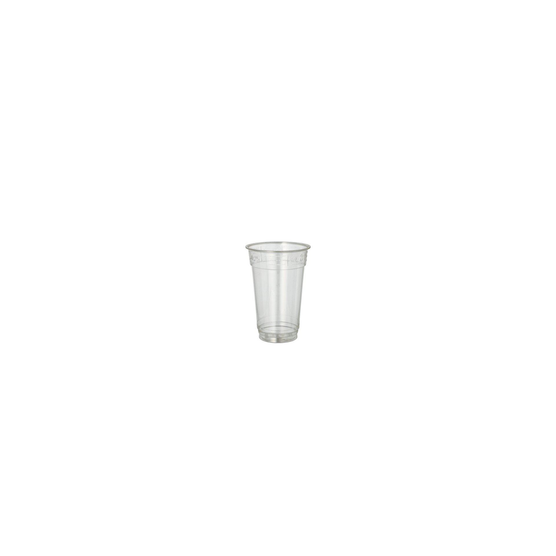 Trinkbecher "Hurricane", PET 0,25 l Ø 7,8 cm · 11,5 cm glasklar Trinkbecher "Hurricane", PET 0,25 l Ø 7,8 cm · 11,5 cm glasklar