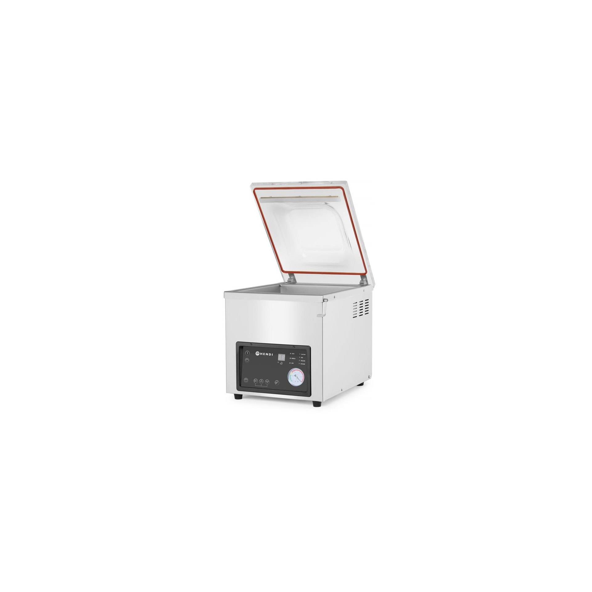 Vakuumkammer-Verpackungsmaschine Profi Line, Profi Line, Dichtungsband: 300 mm, 230V/370W, 380x503x(H)444mm Vakuumkammer-Verpackungsmaschine Profi Line, Profi Line, Dichtungsband: 350 mm, 230V/750W, 450x555x(H)480mm
