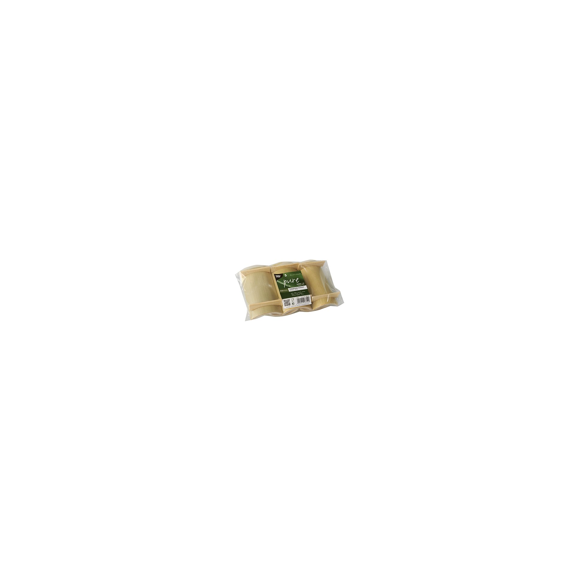 Fingerfood - Schalen, Bambus "pure" eckig 10 cm x 5,7 cm x 2,3 cm Fingerfood - Schalen, Bambus "pure" eckig 10 cm x 5,7 cm x 2,3 cm