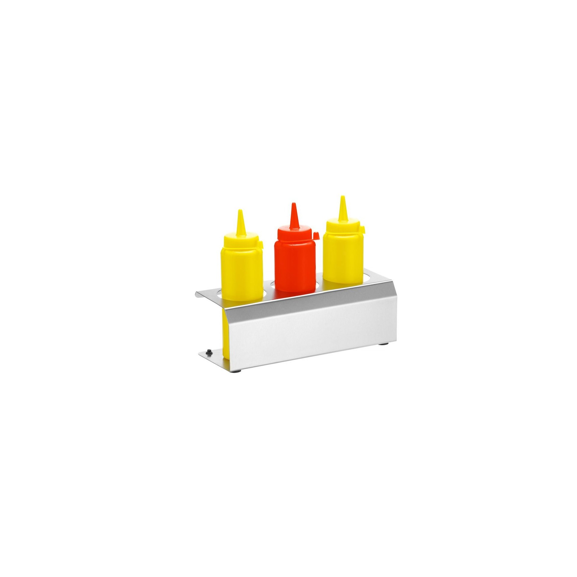 Spenderflaschen-Halter, 3-fach, ø57 mm, 229x90x(H)78mm