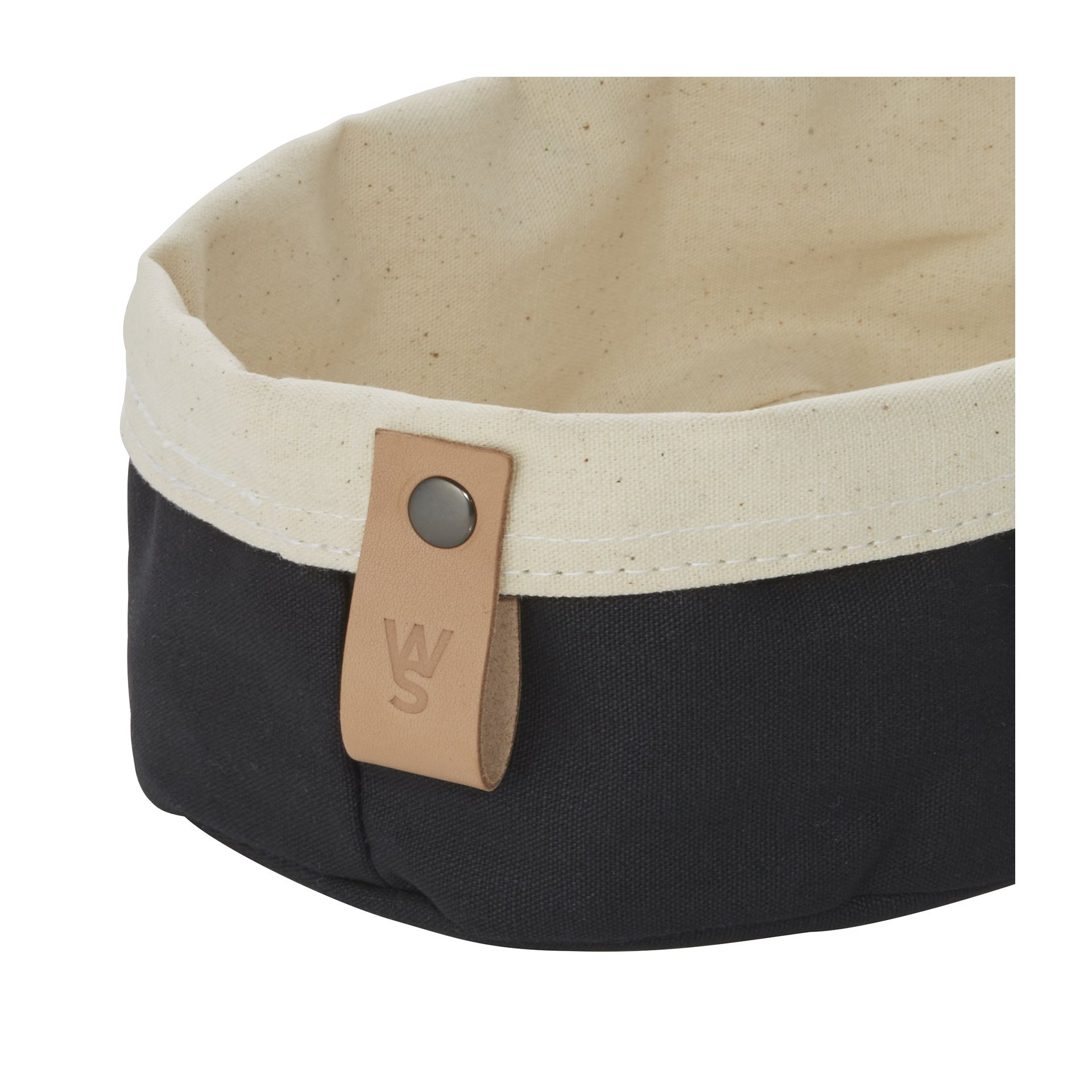 Brottasche FLIP COTTON, 19 x 15 x 10 cm, schwarz/cream, Canvas Brottasche FLIP COTTON, 19 x 15 x 10 cm, schwarz/cream, Canvas