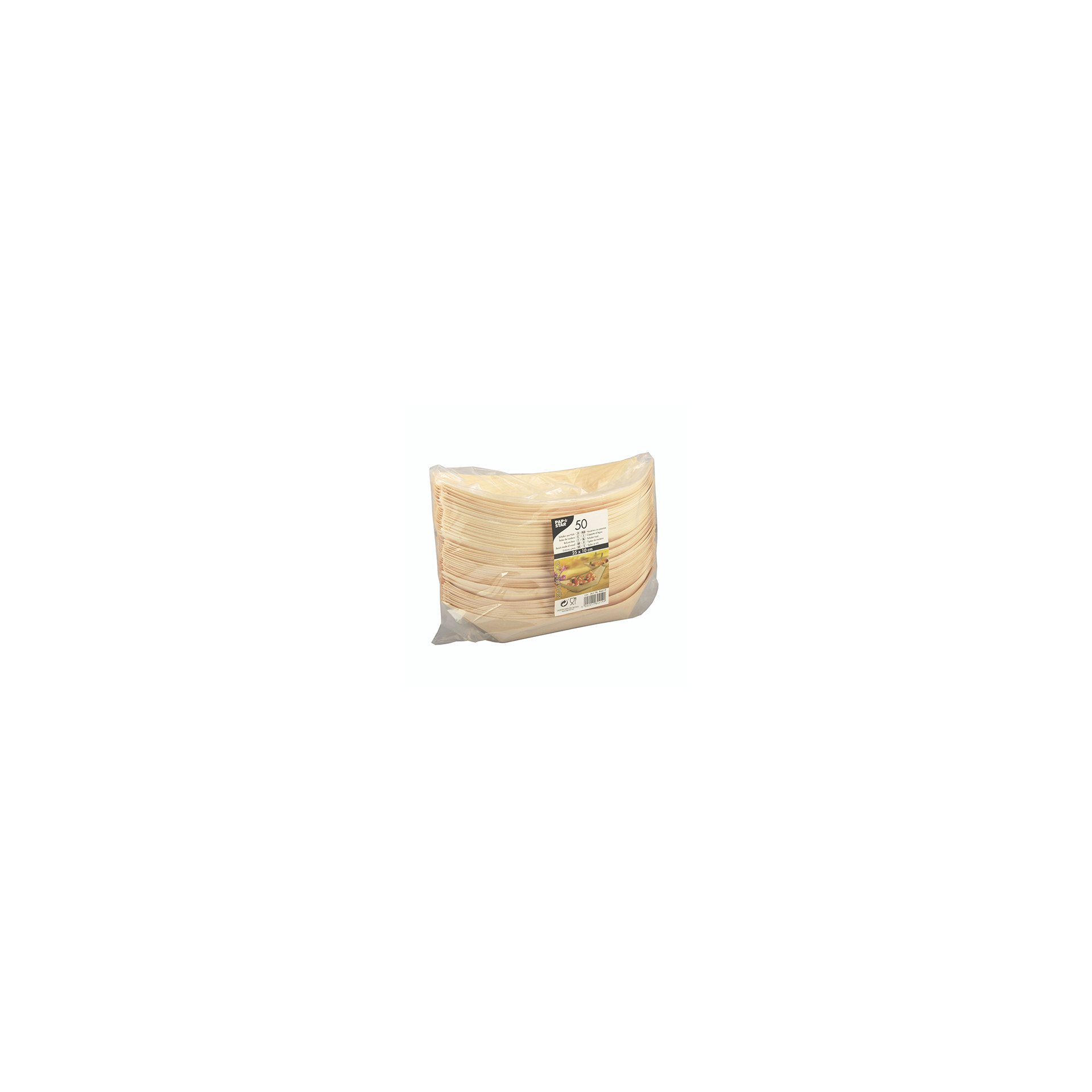 Fingerfood - Schalen, Holz "pure" 25 cm x 10 cm "Schiffchen" Fingerfood - Schalen, Holz "pure" 25 cm x 10 cm "Schiffchen"