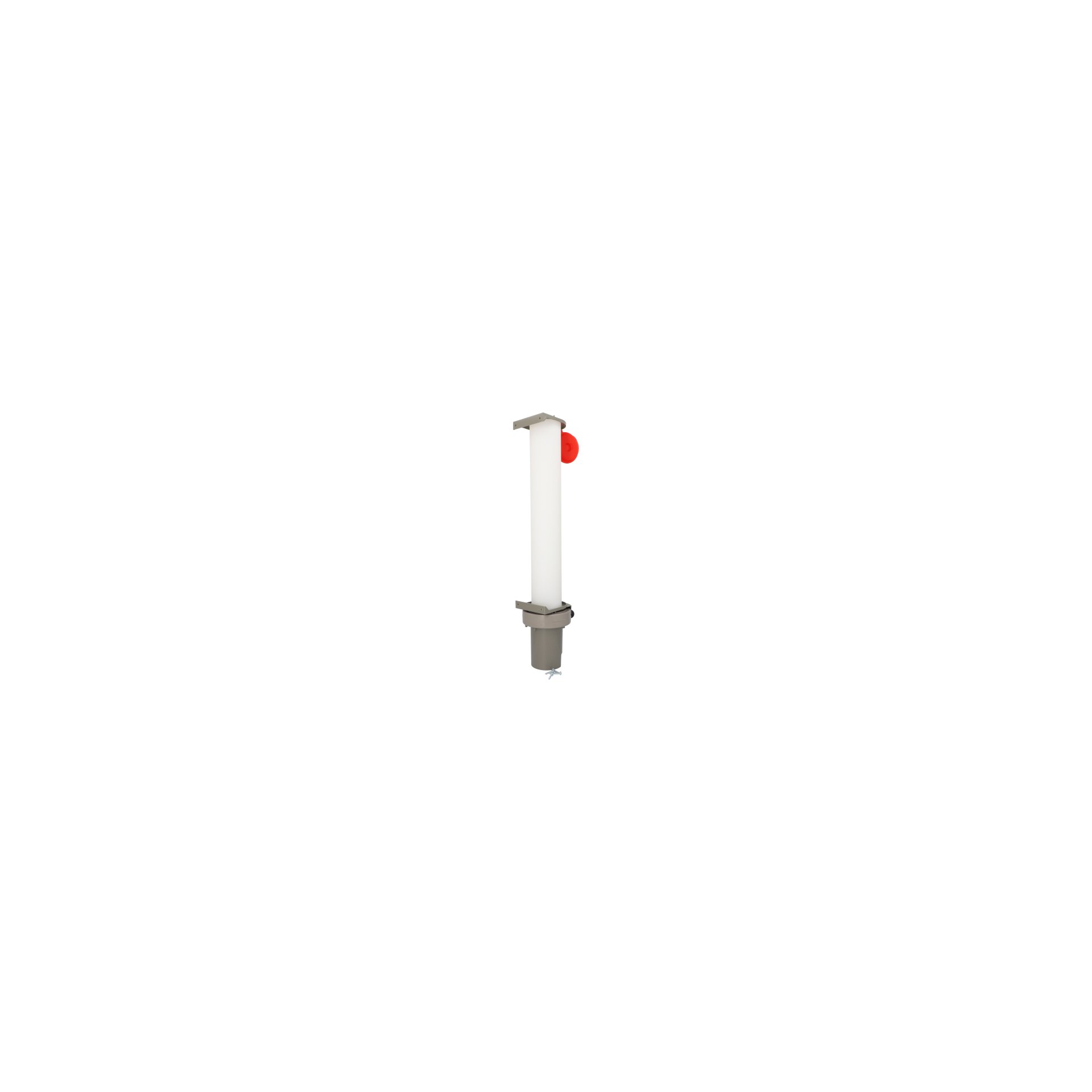 Becherspender, PS 67 cm x 13 cm x 15,5 cm grau für 100 Becher mit oberem Ø 7,03 cm Becherspender, PS 67 cm x 13 cm x 15,5 cm grau für 100 Becher mit oberem Ø 7,03 cm