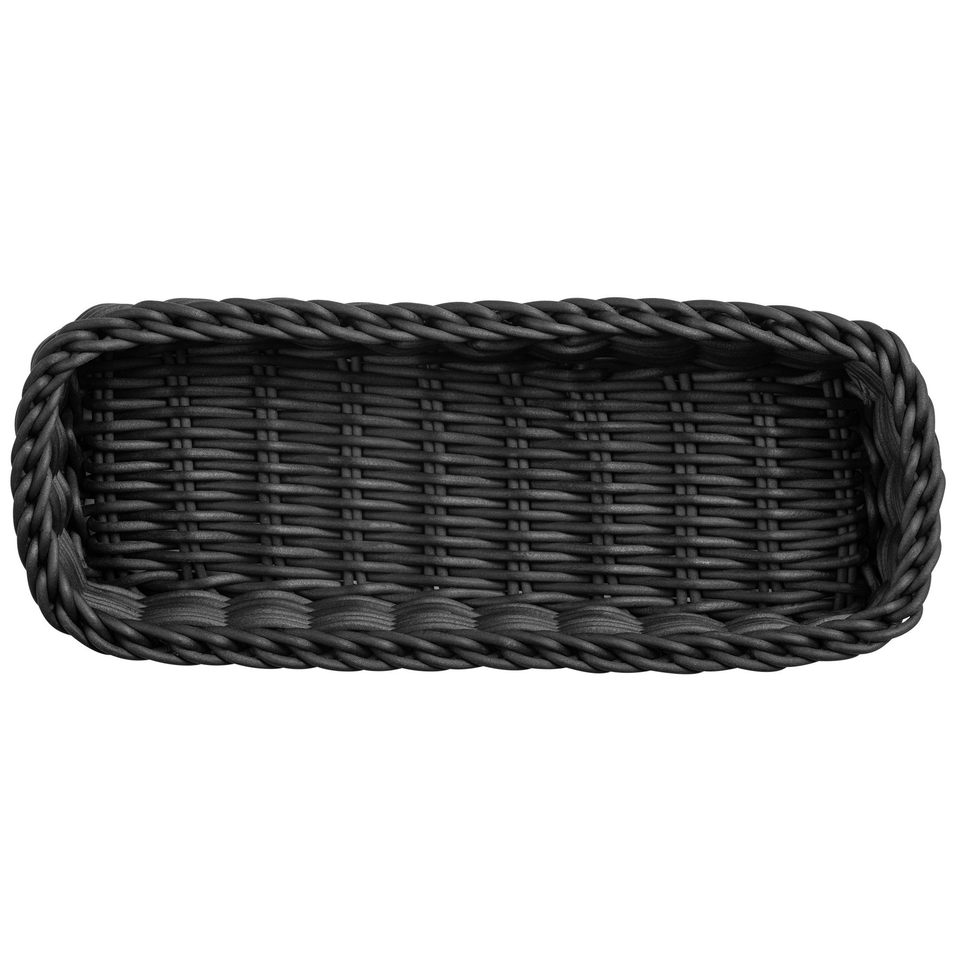 Besteckkorb 27 x 10 x 5 cm, schwarz