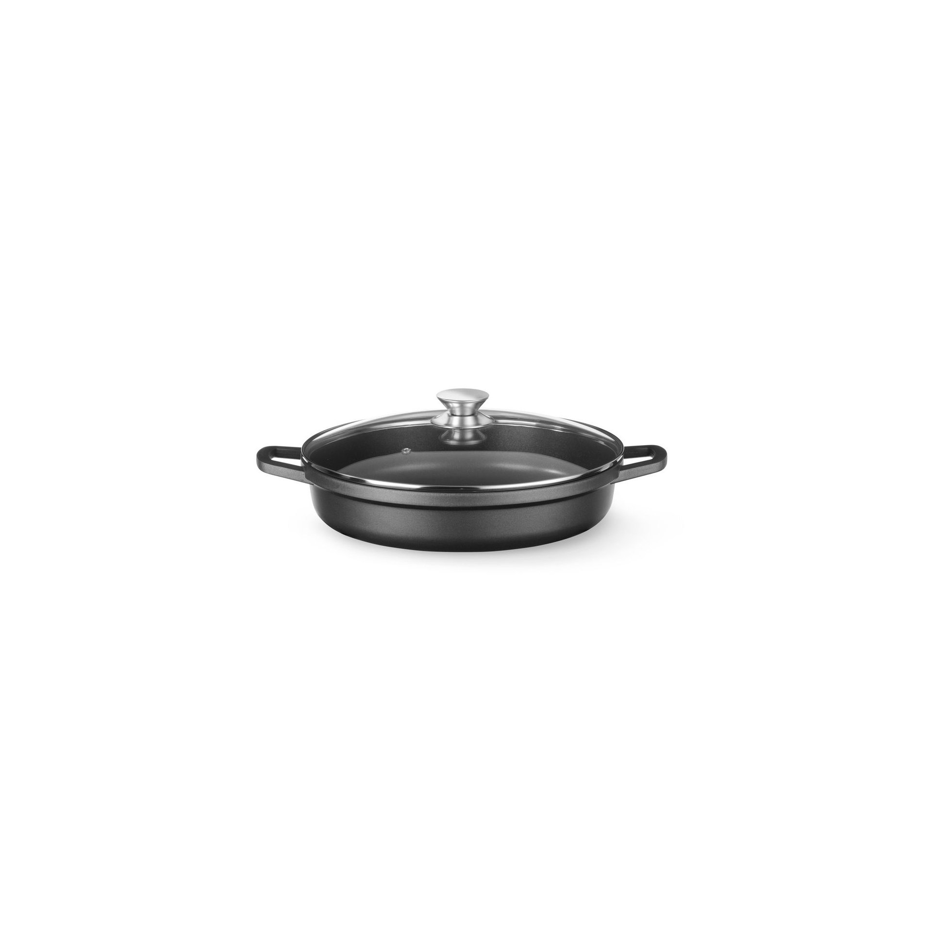 Kasserolle mit Antihaft-Beschichtung, 4,3L, Schwarz, 425x332x(H)70mm Kasserolle mit Antihaft-Beschichtung, 4,3L, Schwarz, 425x332x(H)70mm
