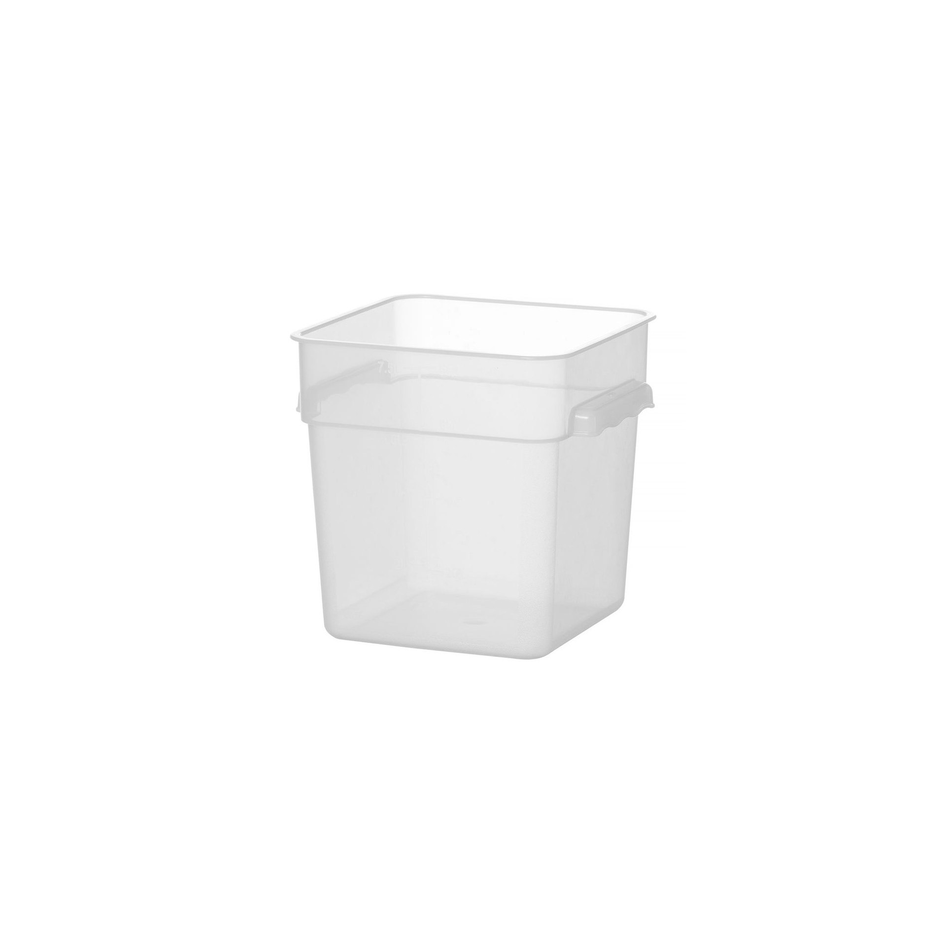 Lebensmittelbehälter mit Skala, 7,6L, 235x235x(H)230mm