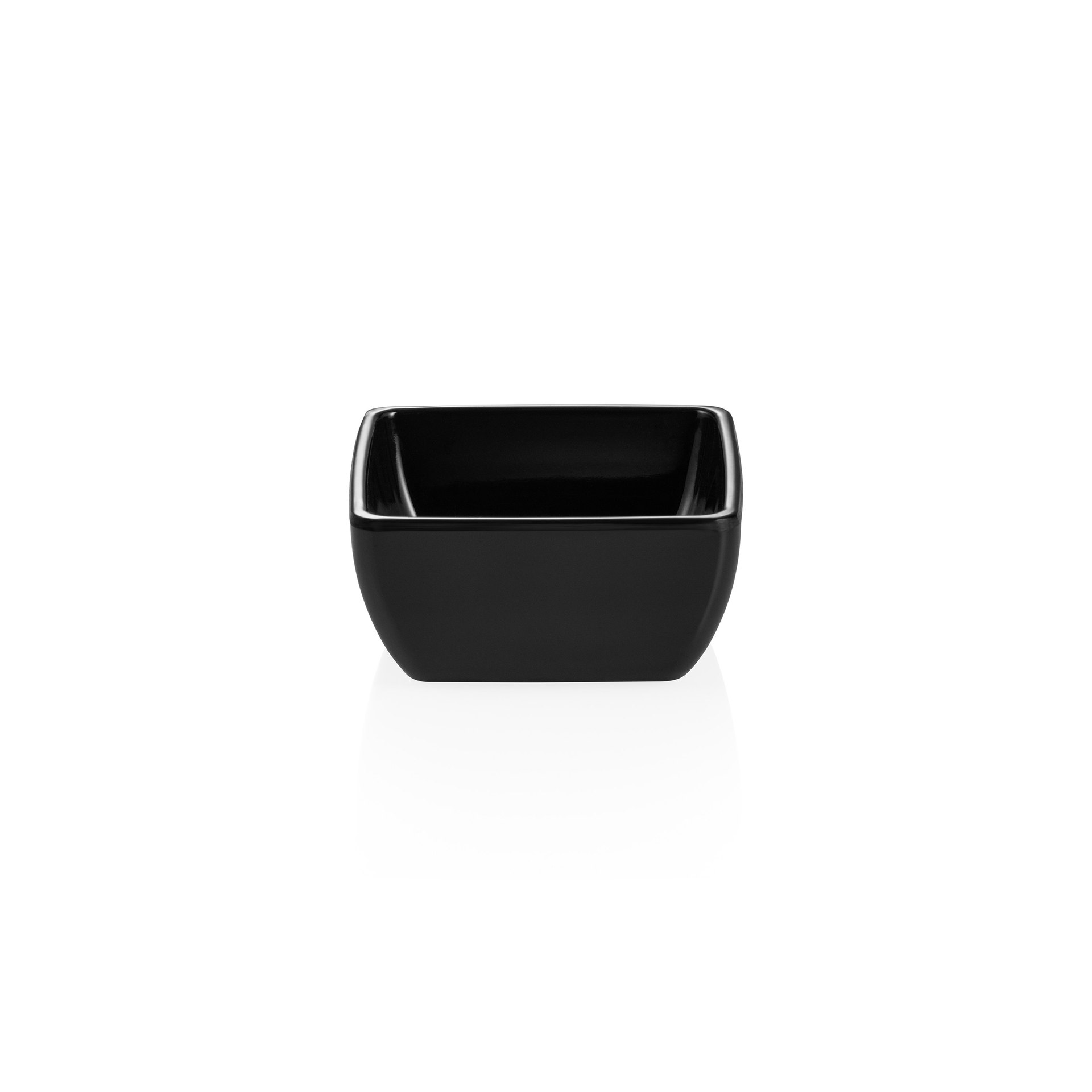 Schale DAY & NIGHT, 9 x 9 x 4 cm, schwarz, Melamin Schale DAY & NIGHT, 9 x 9 x 4 cm, schwarz, Melamin