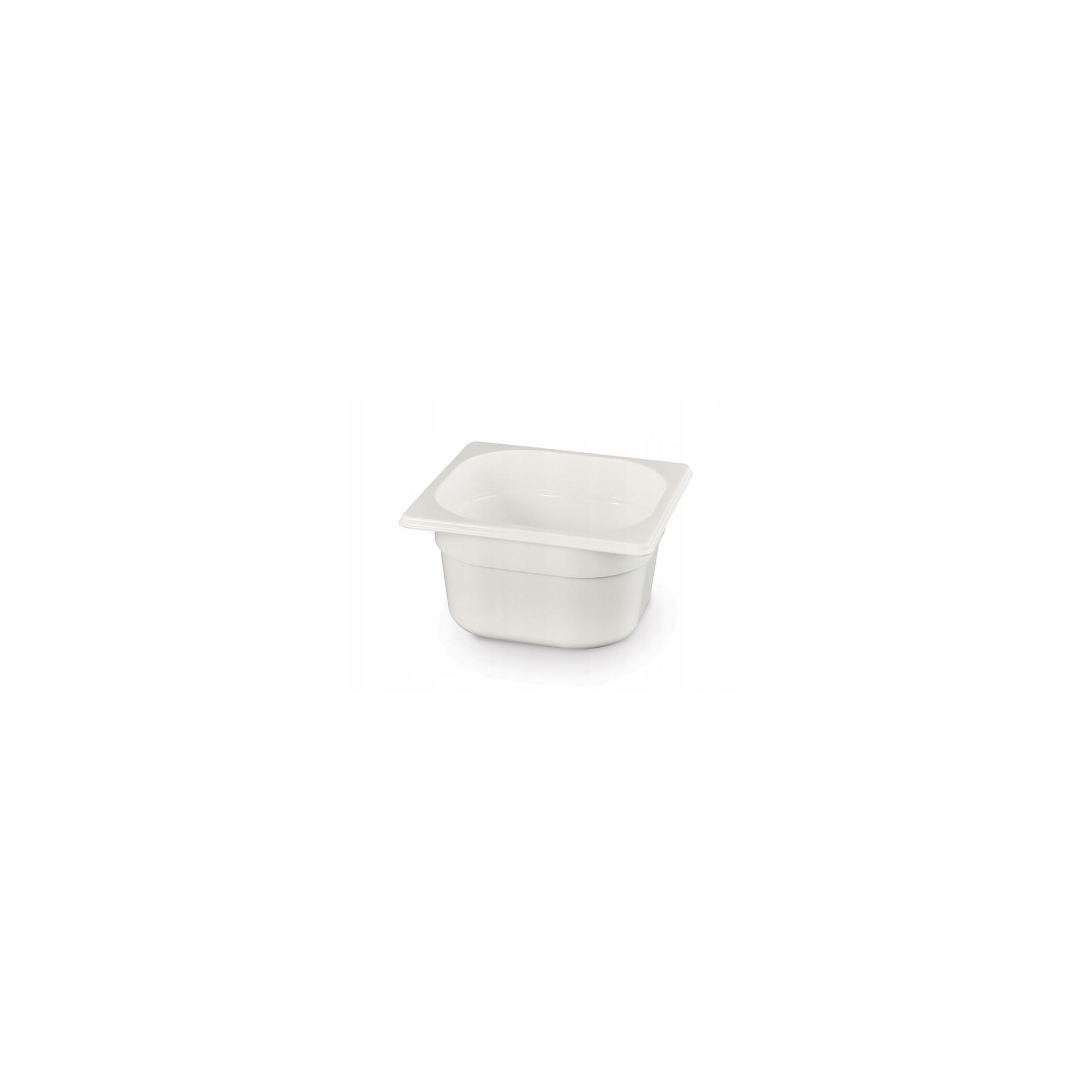 Gastronorm-Behälter 1/6, GN 1/6, 1L, Weiß, 176x162x(H)65mm