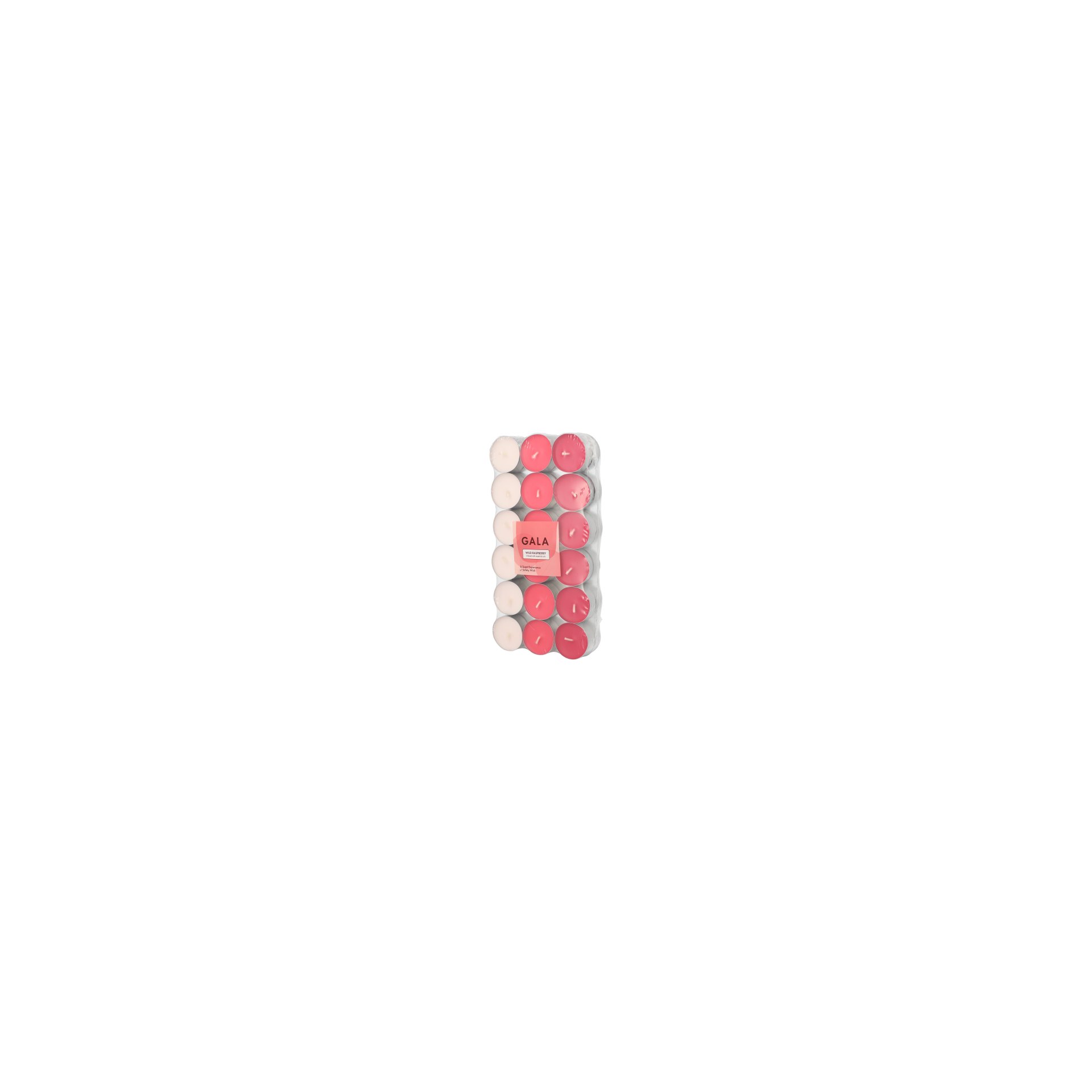 "GALA" Duftlichte Ø 3,8 cm · 1,7 cm weinrot - Wild Raspberry "Ton in Ton"