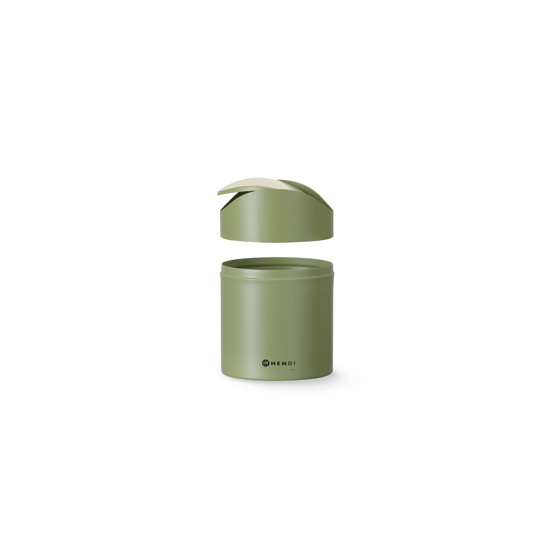 Tischabfalleimer 1,2L, Grün, ⌀120x(H)165mm