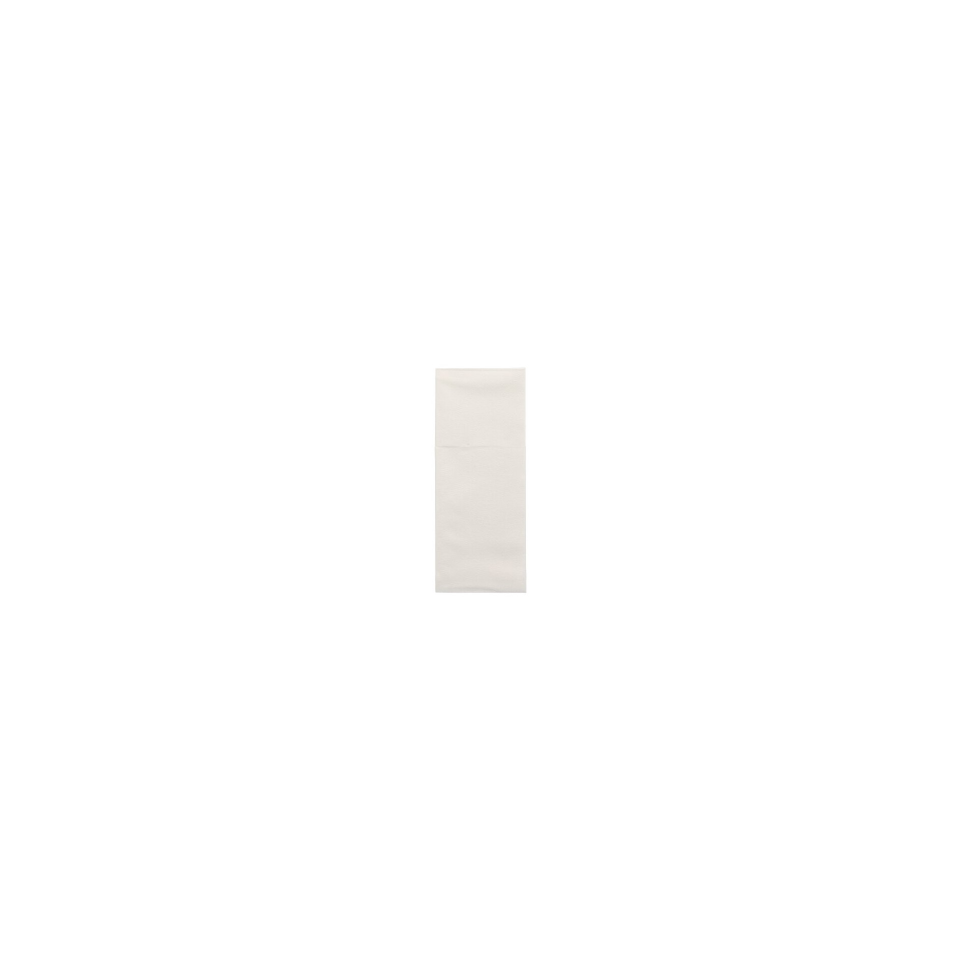 Bestecktaschen, Airlaid 40 cm x 48 cm weiss mit Besteckfalz