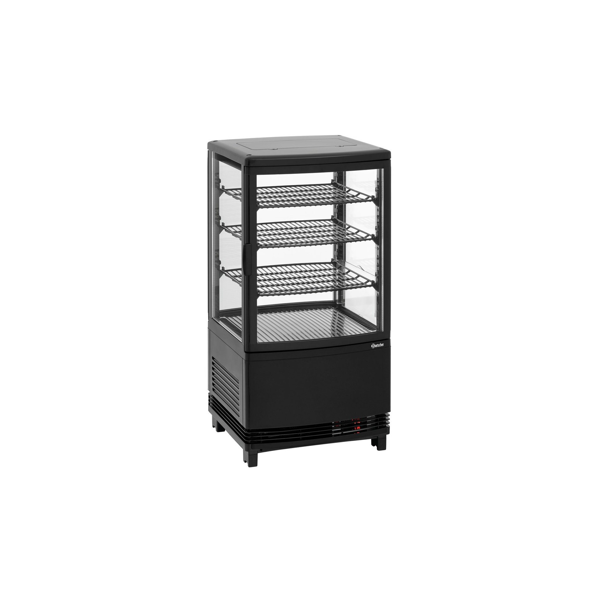 Mini-Kühlvitrine 64L2T schwarz