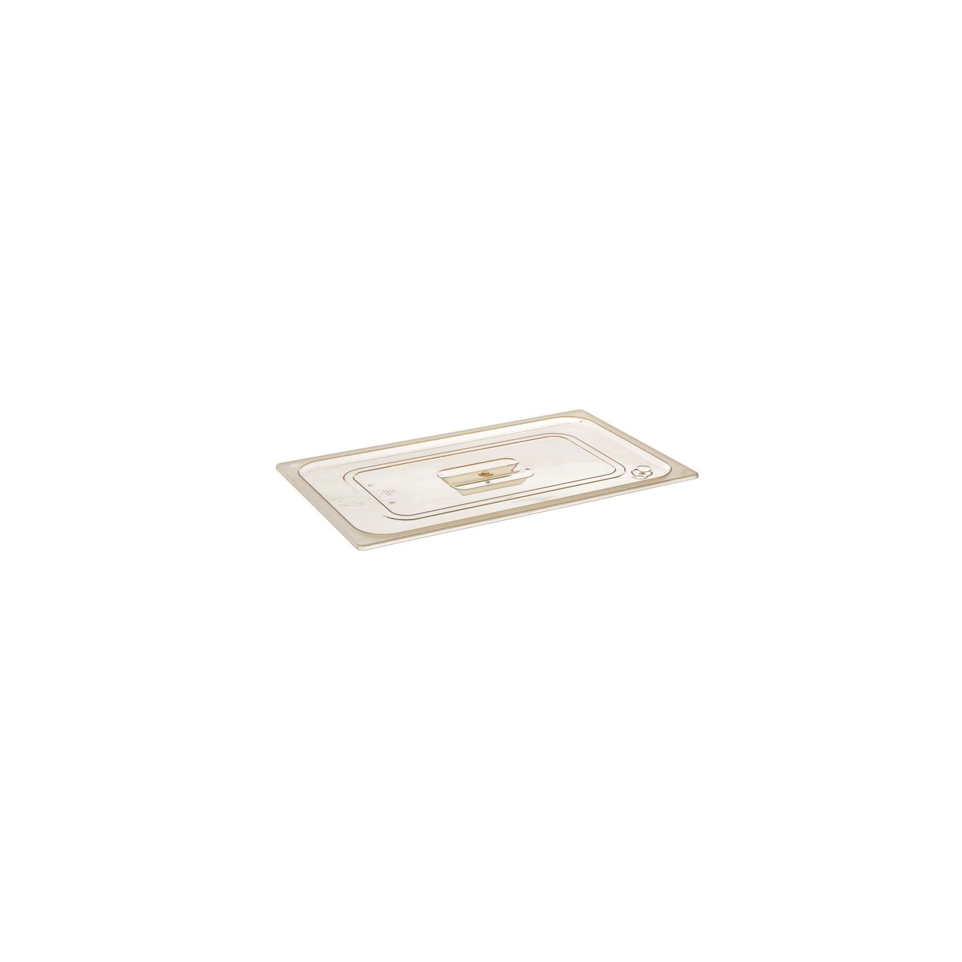 Gastronorm Deckel, hochtemperaturbeständig, GN 1/1, Transparent, 530x325mm Gastronorm-Behälter 1/9, hochtemperaturbeständig, GN 1/9, 0,6L, Transparent, 176x108x(H)65mm
