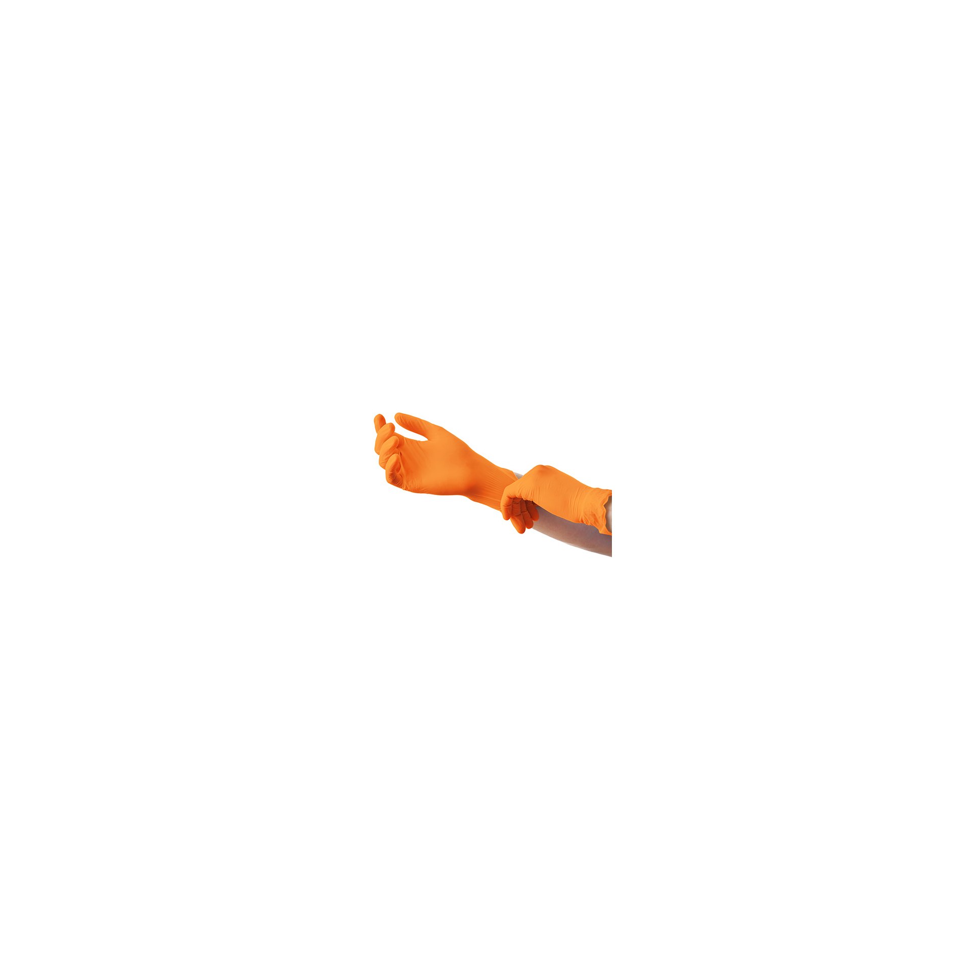 "Medi-Inn Classic" Handschuhe, Nitril puderfrei orange "Nitril Orange" Größe: XL