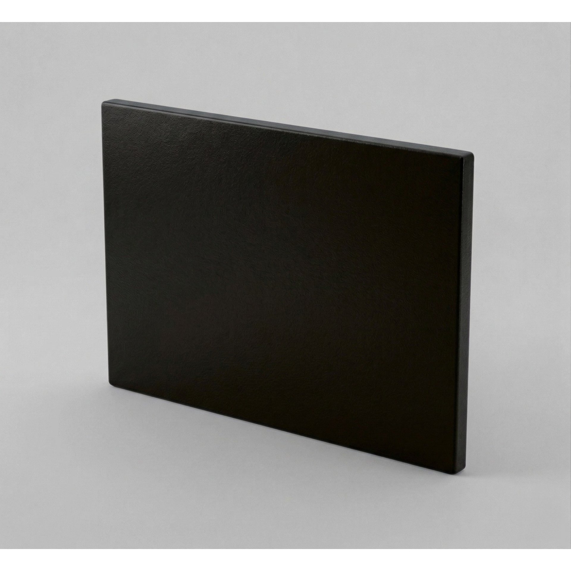 Polyäthylen-Schneidbrett 1/1 GN, schwarz Polyethylen-Schneidebrett, Anti-Rutsch-Füße, schwarz
