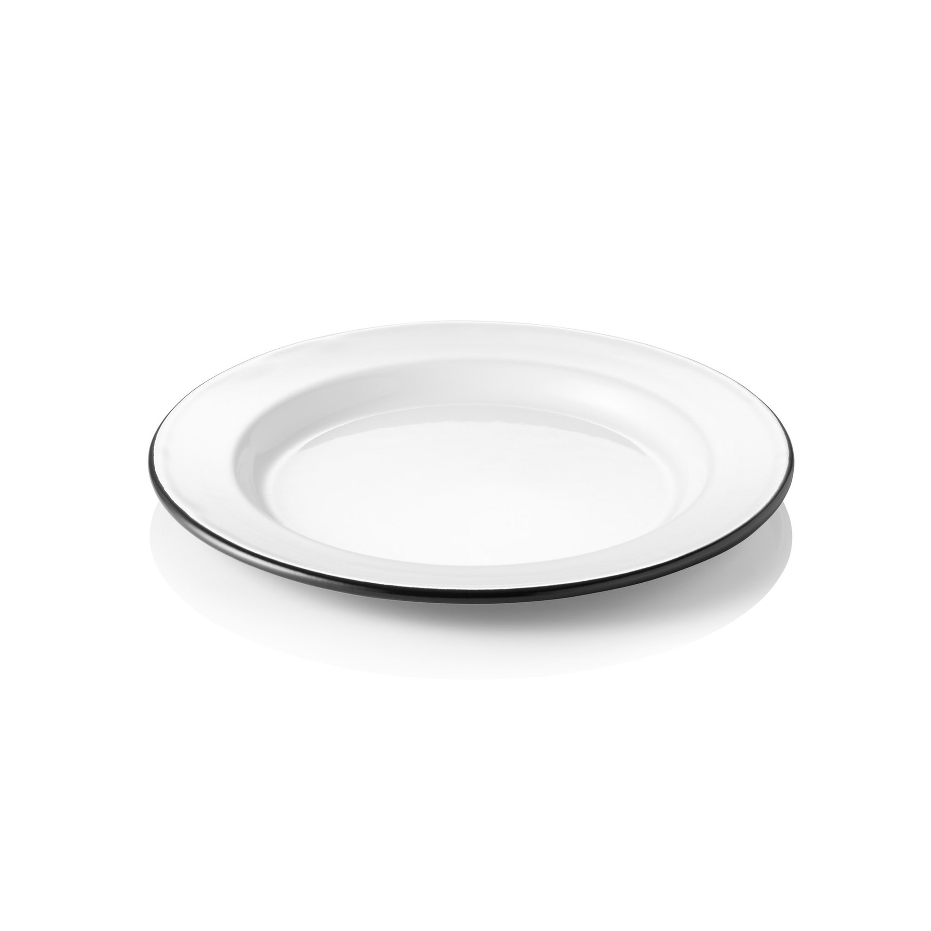 Teller GRACE, flach, Ø 20 cm, Emaille Teller GRACE, flach, Ø 20 cm, Emaille