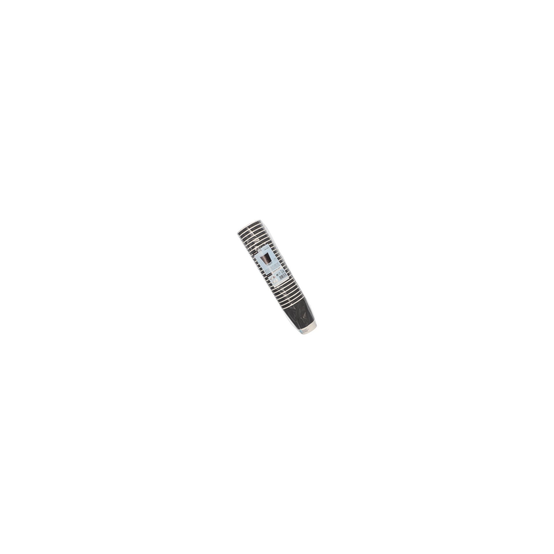 Trinkbecher, Pappe "To Go" 0,3 l Ø 9 cm · 11 cm schwarz Ripple Wall