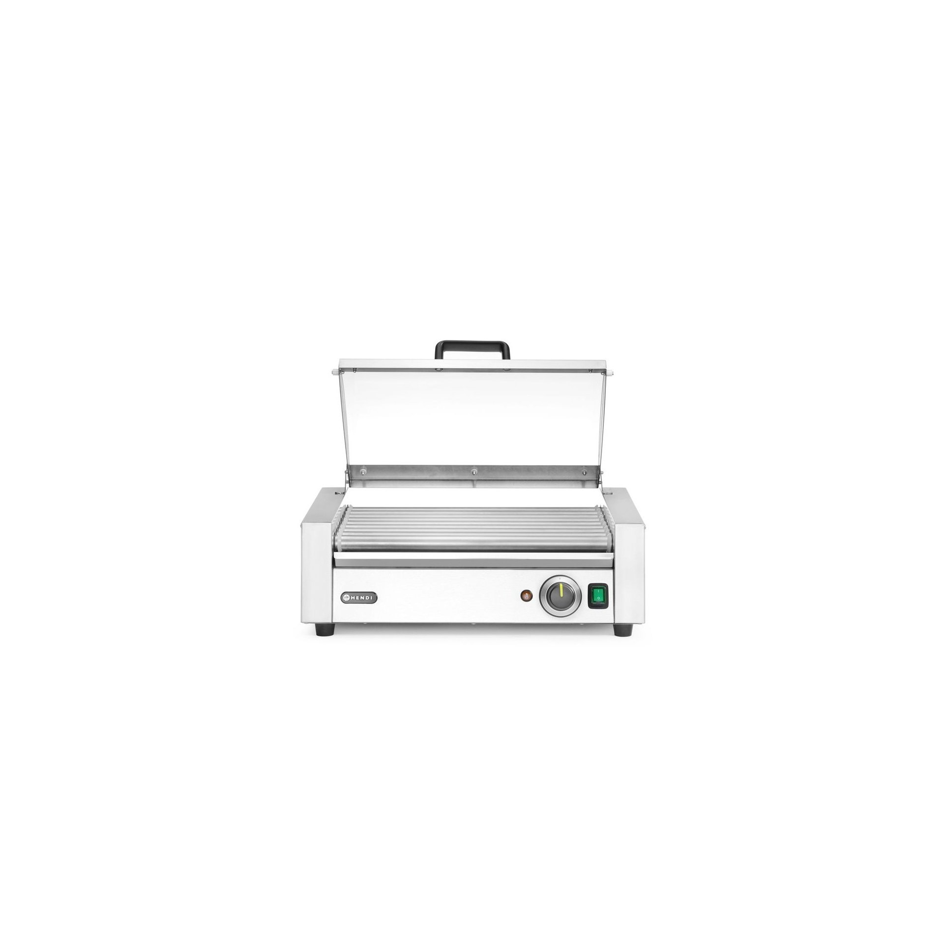Rollengrill, 1-Zone mit Energiesparabdeckung, 9 Rollen, 230V/790W, 566x450x(H)259mm