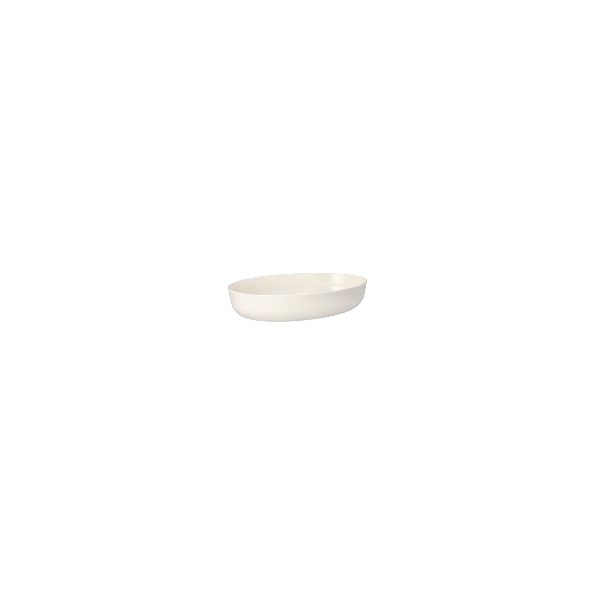 Mehrweg-Schalen oval 2400 ml 6,5 cm x 19,5 cm x 30,5 cm weiss "Cella"