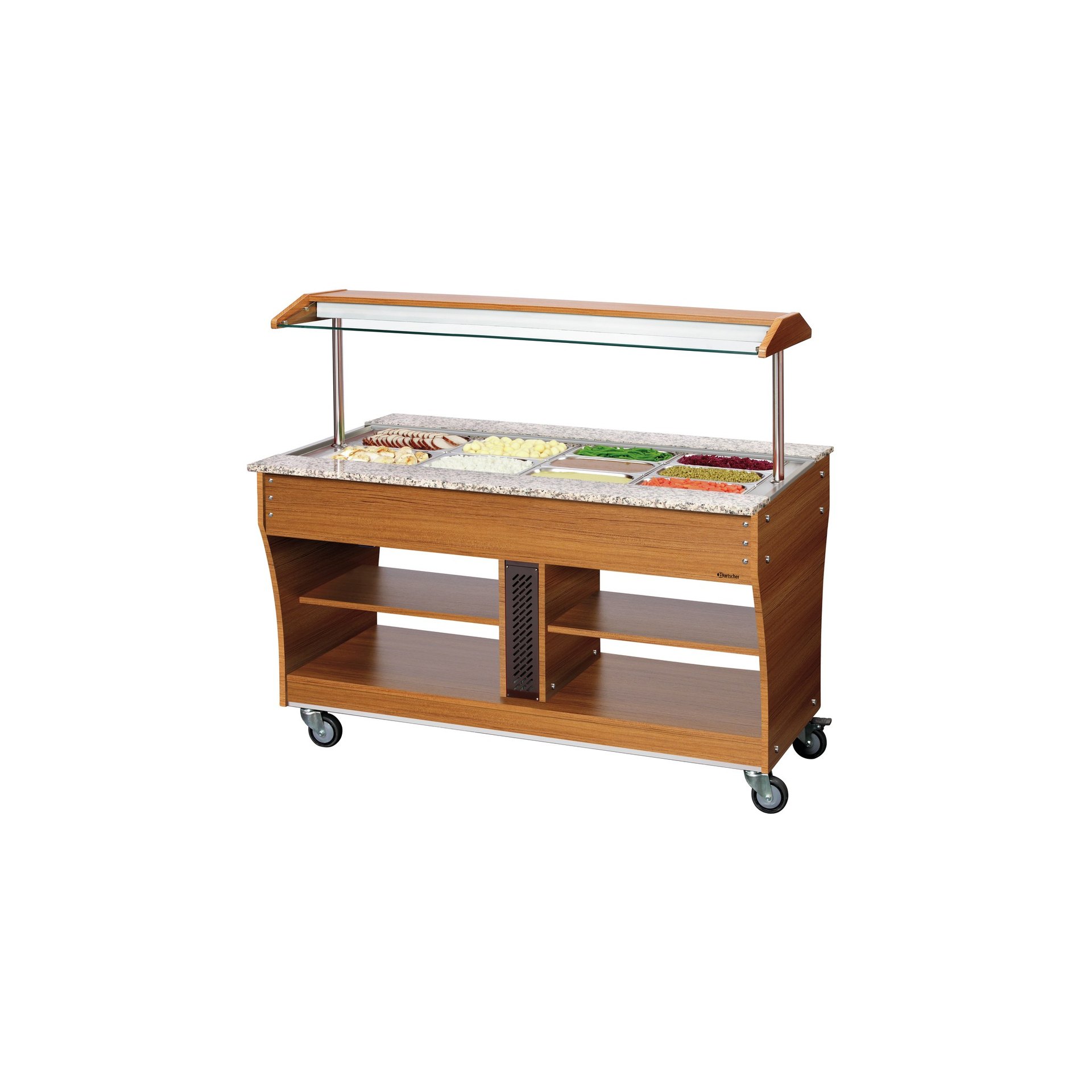 Buffetwagen, warm, 4x 1/1GN