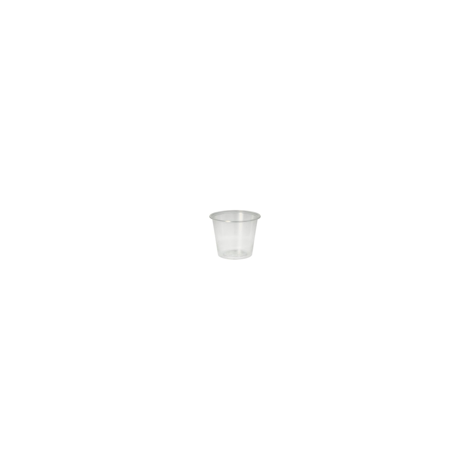 Dressingbecher, PP rund 125 ml Ø 7,1 cm · 5,7 cm transparent