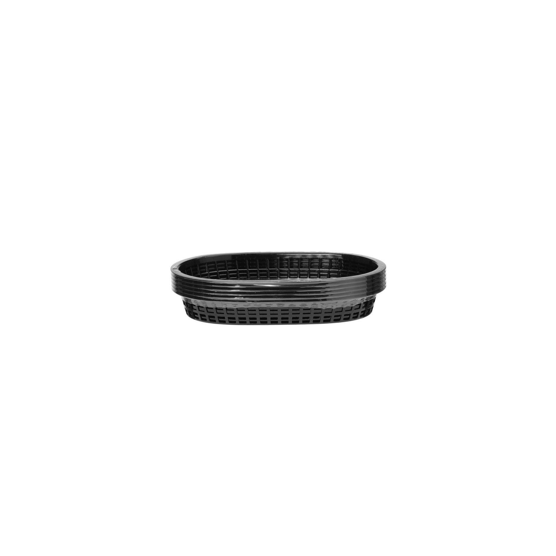 Servierkörbe im Fastfood-Stil, Schwarz 272x175x(H)38mm Servierkörbe im Fastfood-Stil, Schwarz 272x175x(H)38mm